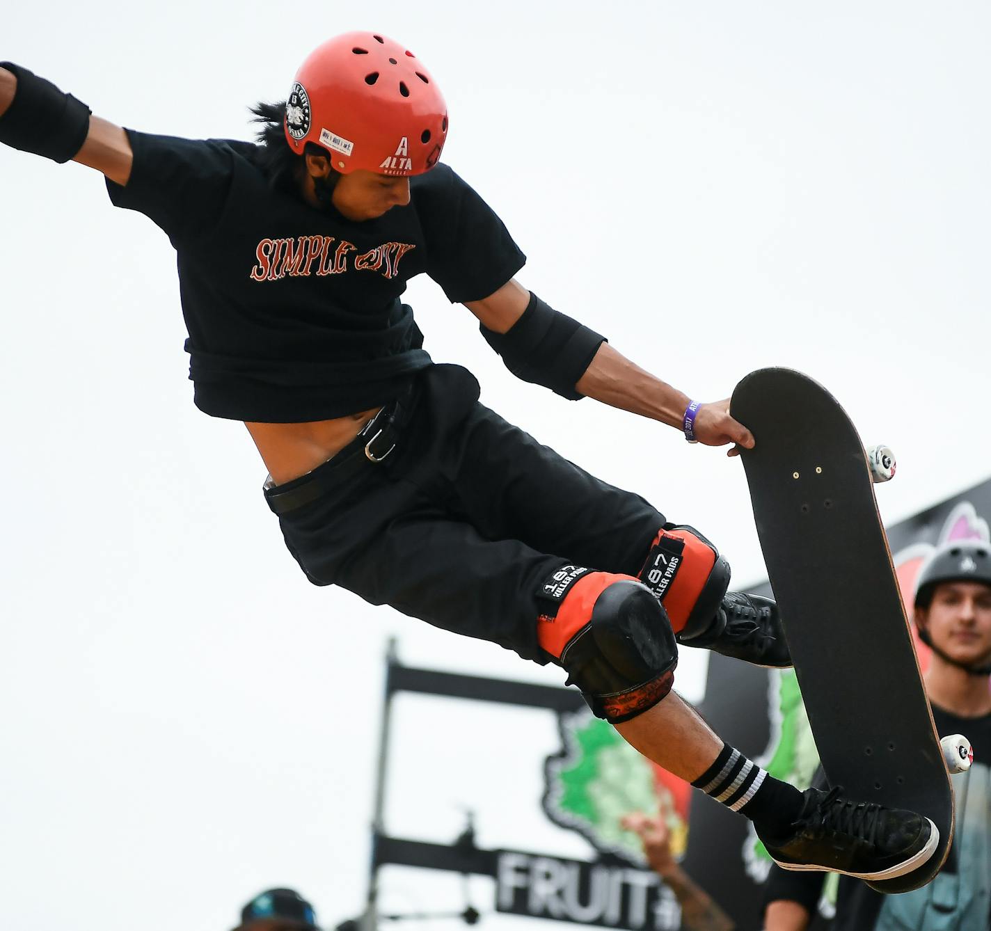 Japan's Moto Shibata launched out of the vert ramp during Thursday's finals. He won gold in the event. ] AARON LAVINSKY &#xef; aaron.lavinsky@startribune.com The X-Games were held Thursday, July 13, 2017 at US Bank Stadium in Minneapolis, Minn.