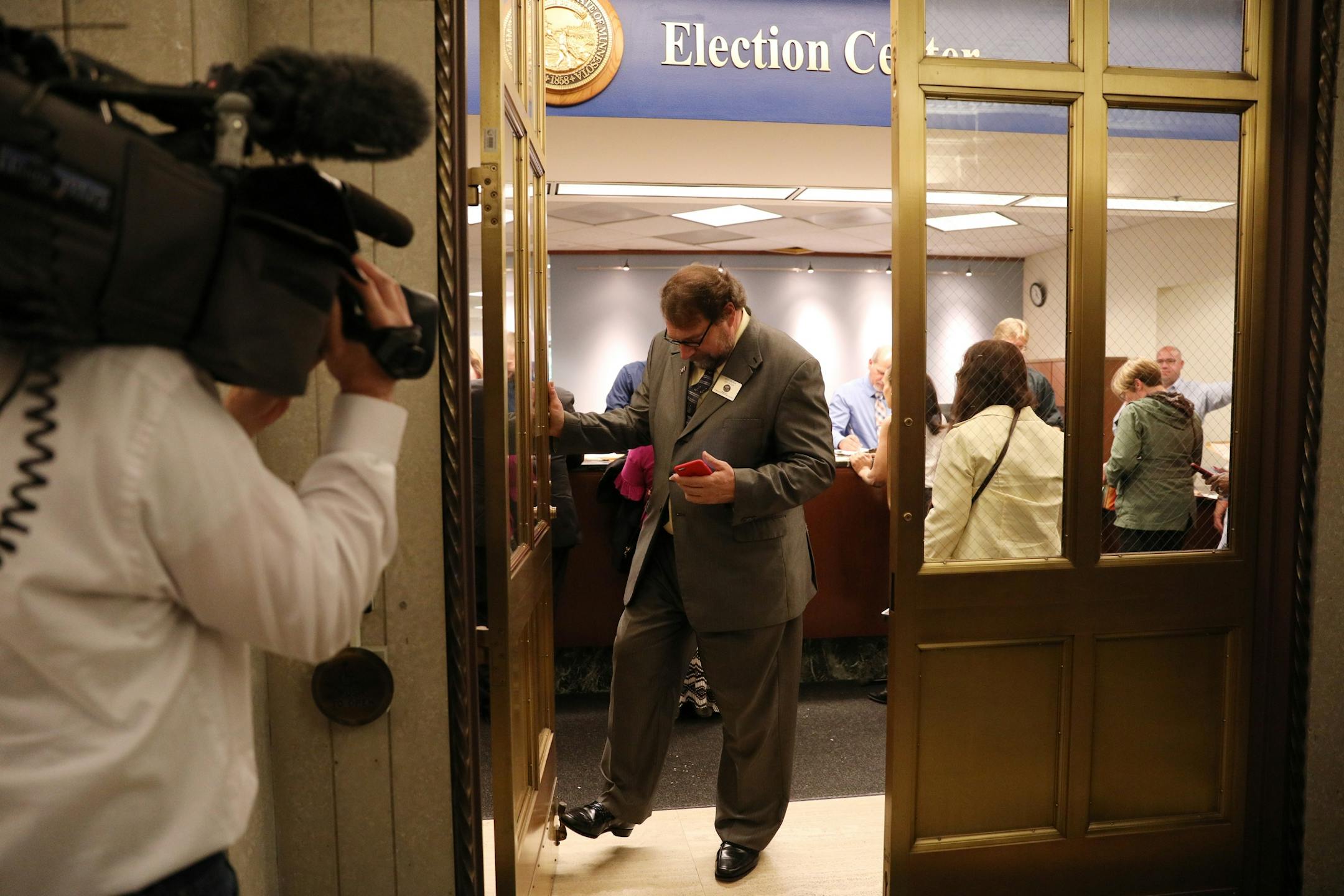 Bert Black closed the door to the state election center after the final minute of the filing deadline Tuesday.