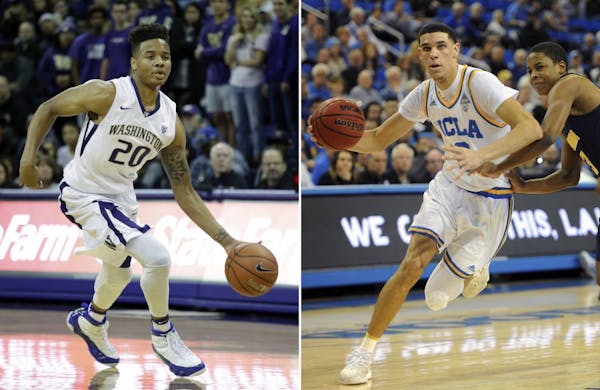 Washington's Markelle Fultz and UCLA's Lonzo Ball are expected to be the first two players chosen.