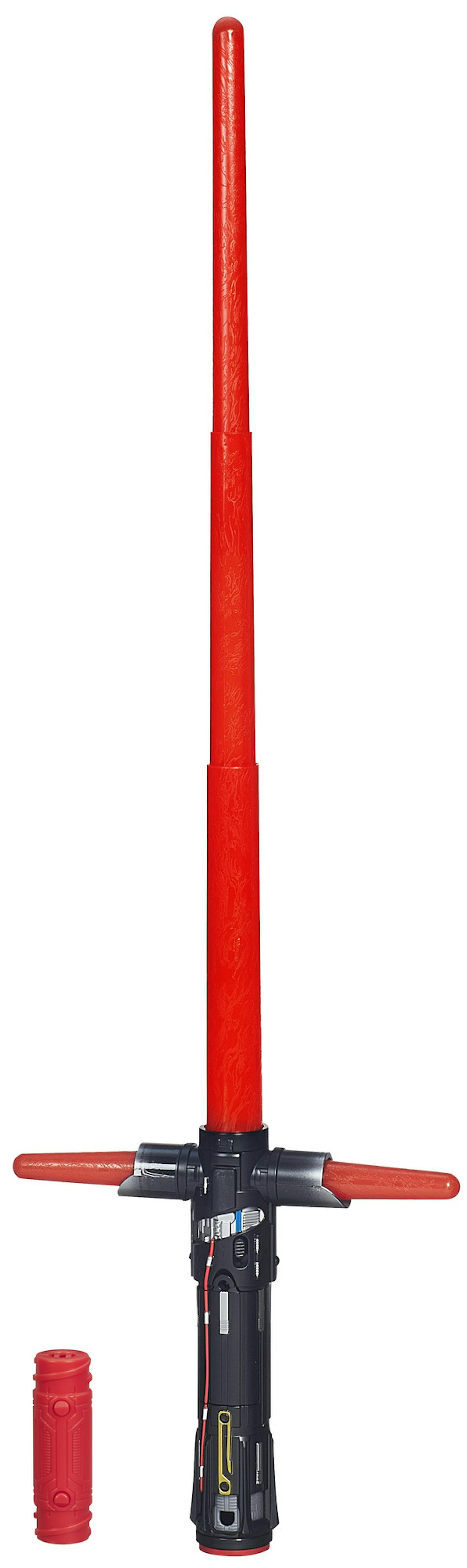 Star Wars The Force Awakens Kylo Ren Deluxe Electronic Lightsaber. Photo courtesy Hasbro.