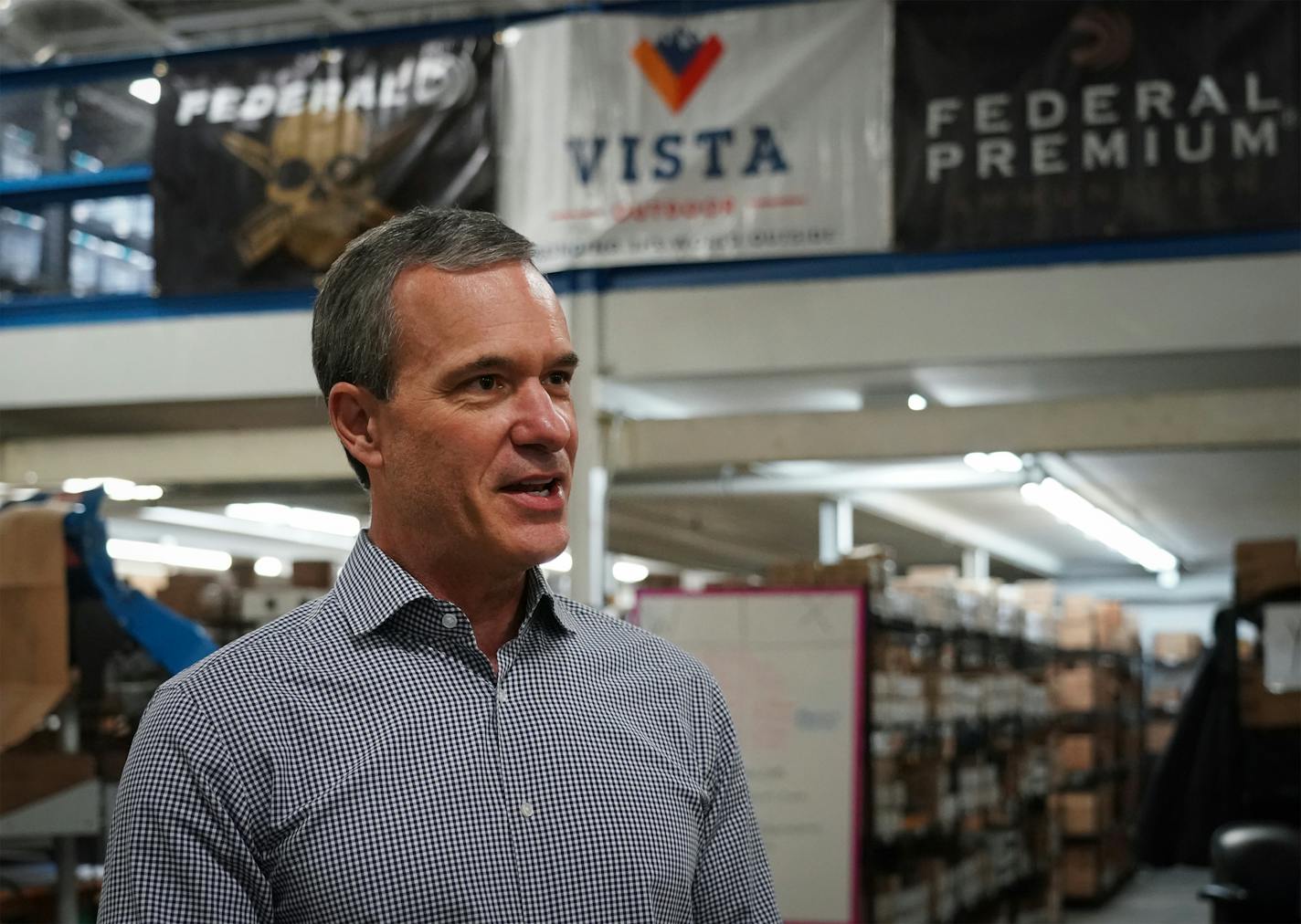 Vista Outdoor CEO Chris Metz. ] Shari L. Gross &#x2022; shari.gross@startribune.com Vista Outdoor moved its headquarters from Utah to Anoka, Minnesota last year amidst a strategic turnaround for the outdoor brands company. ORG XMIT: MIN1911051033270388