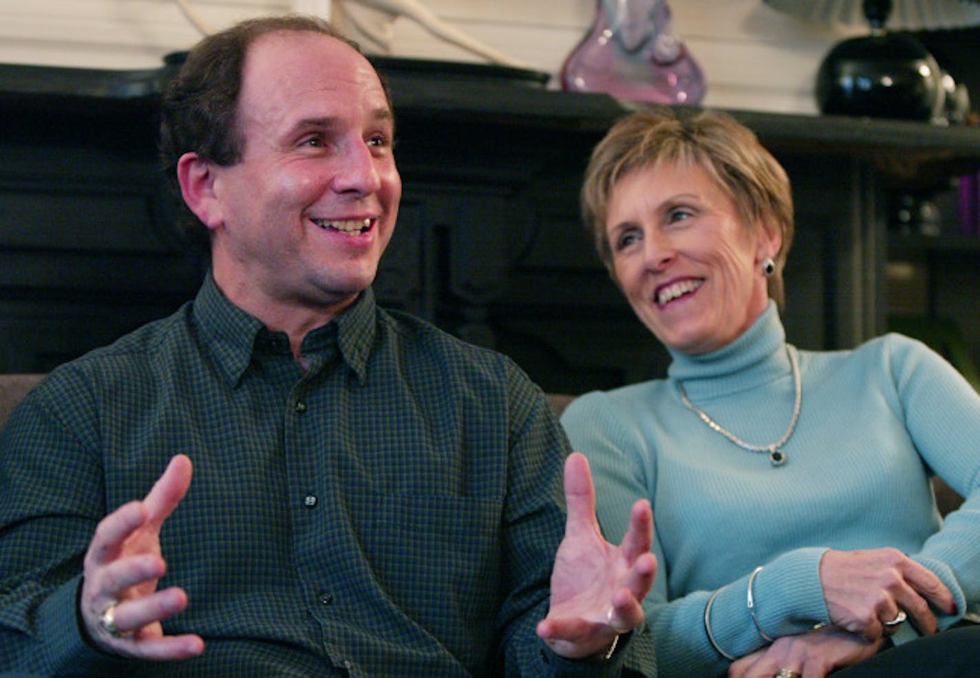 The late U. S. Sen. Paul Wellstone and his wife, Sheila. They were killed in a plane crash in 2002.