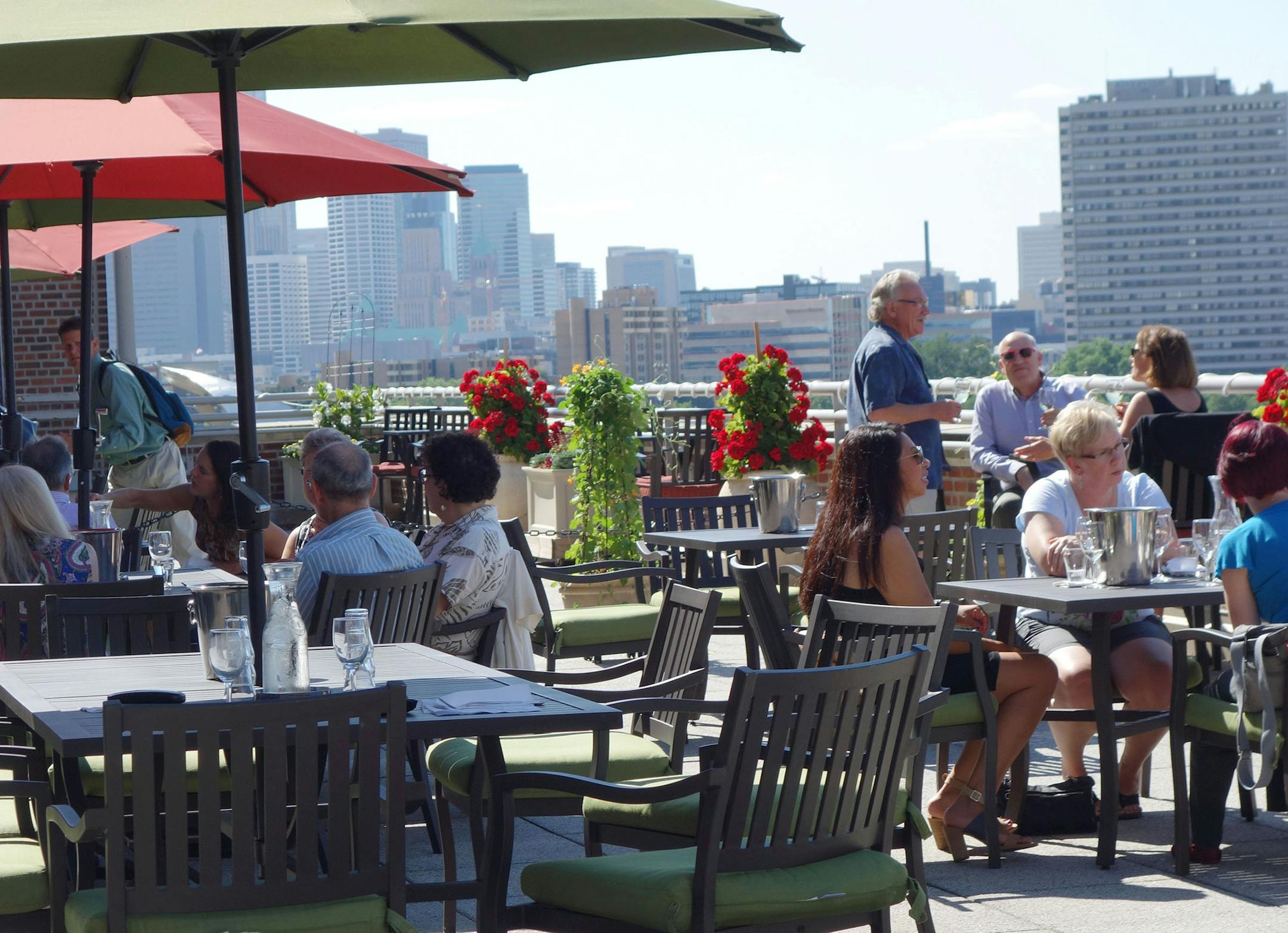 Provided photo The view from the terrace of the University of Minnesota's Campus Club.