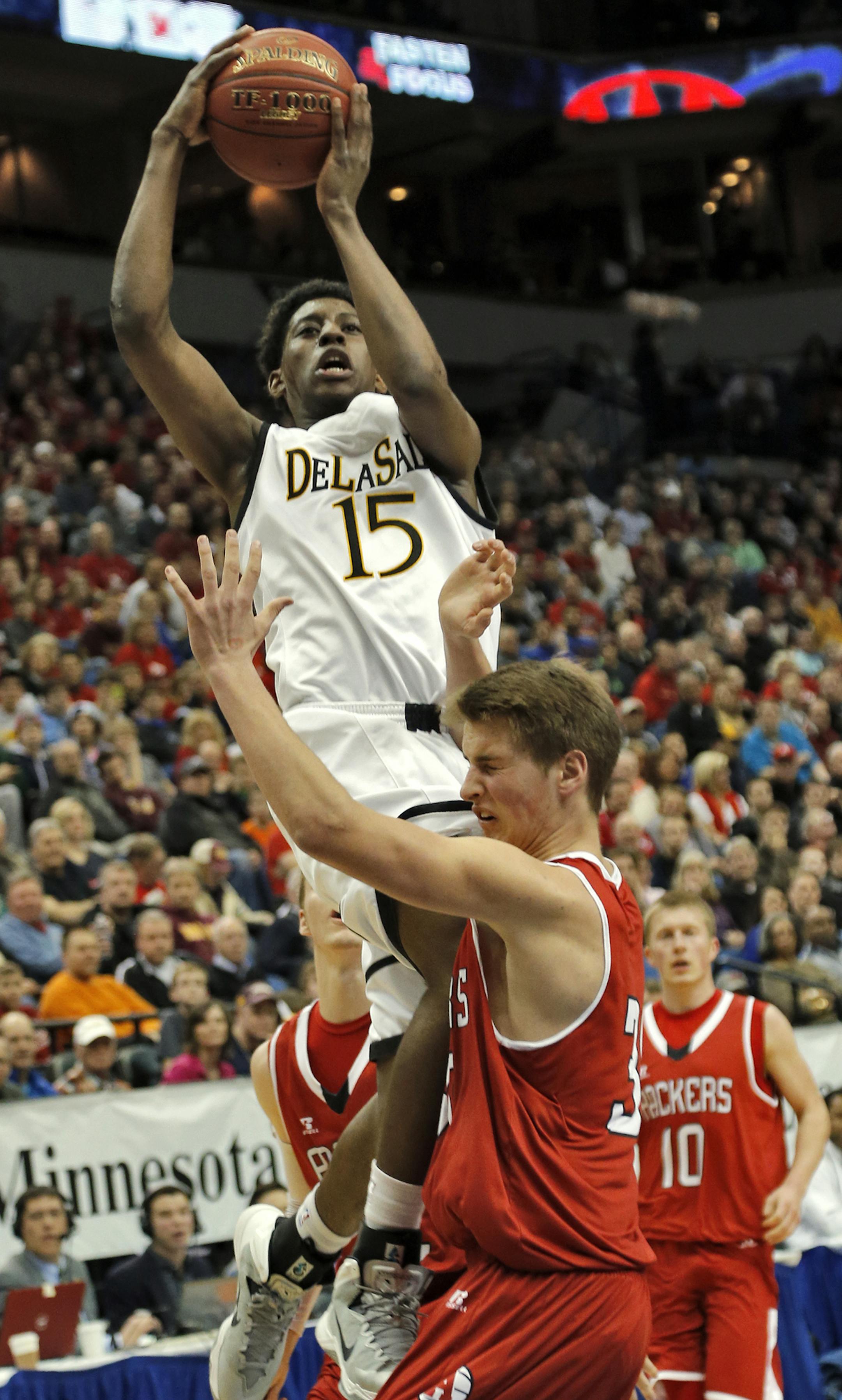 Sacar Anim will try to help lift the DeLaSalle Islanders to their fourth Class 3A title in a row this season.