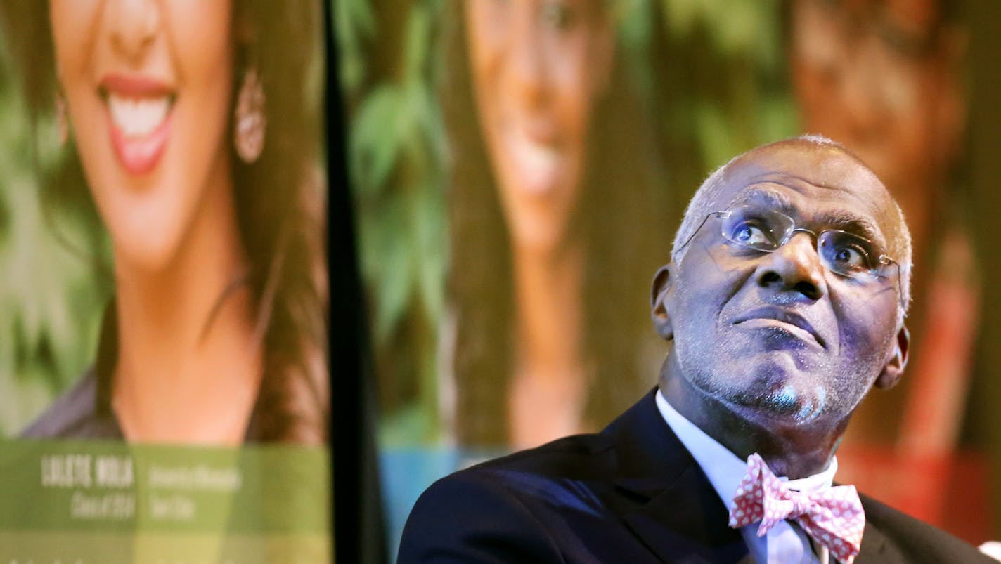 Alan Page at a Page Education Foundation awards ceremony in 2015. Page will receive the Presidential Medal of Freedom, the nation's highest honor for a civilian, the White House announced Saturday.