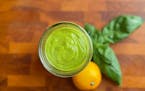Green Goddess Dressing is a popular TikTok recipes that's used on everything from salads to chips. Credit: Joy Summers, Star Tribune