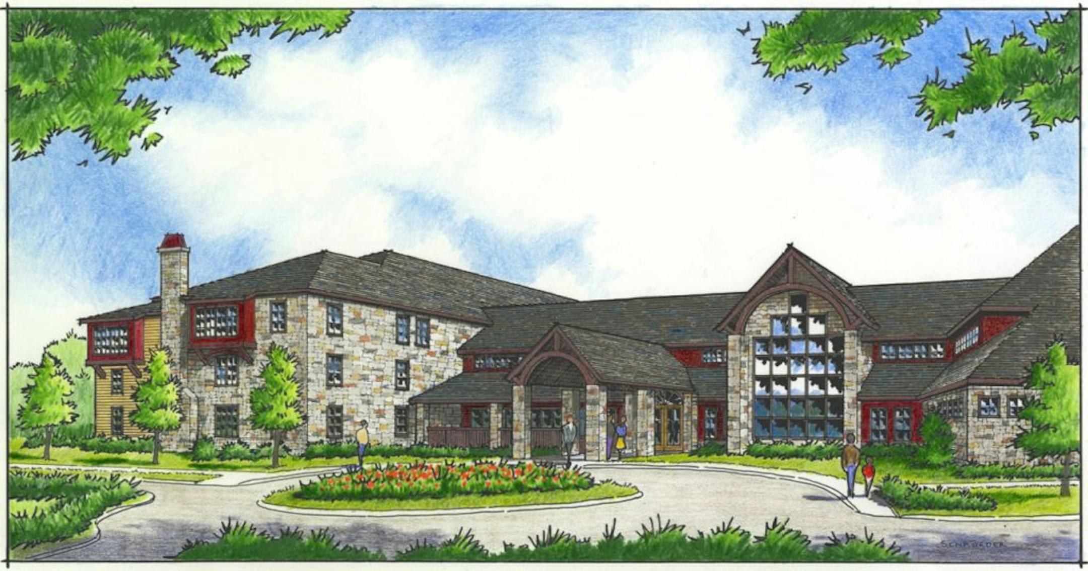 A rendering of the Valley Ridge senior housing redevelopment project. Submitted by the Dakota County Community Development Agency (aka Dakota County CDA).