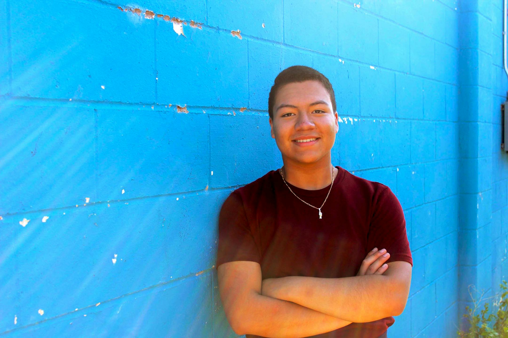 Jesus Cazares-Reyes, a senior at Windom Area High School