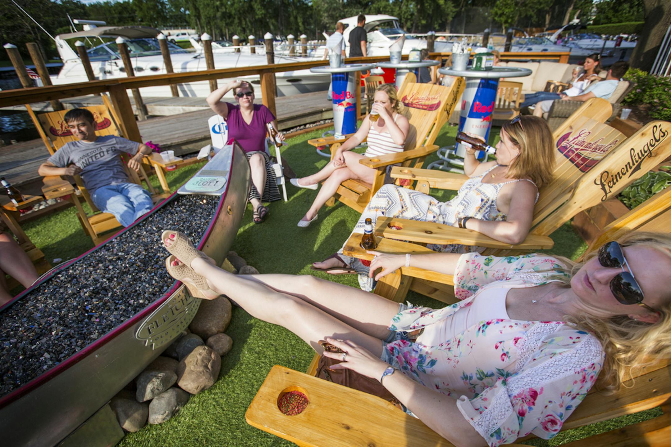 The popular lakeshore hangout Lord Fletcher's — shown in pre-pandemic days — will close for the winter.