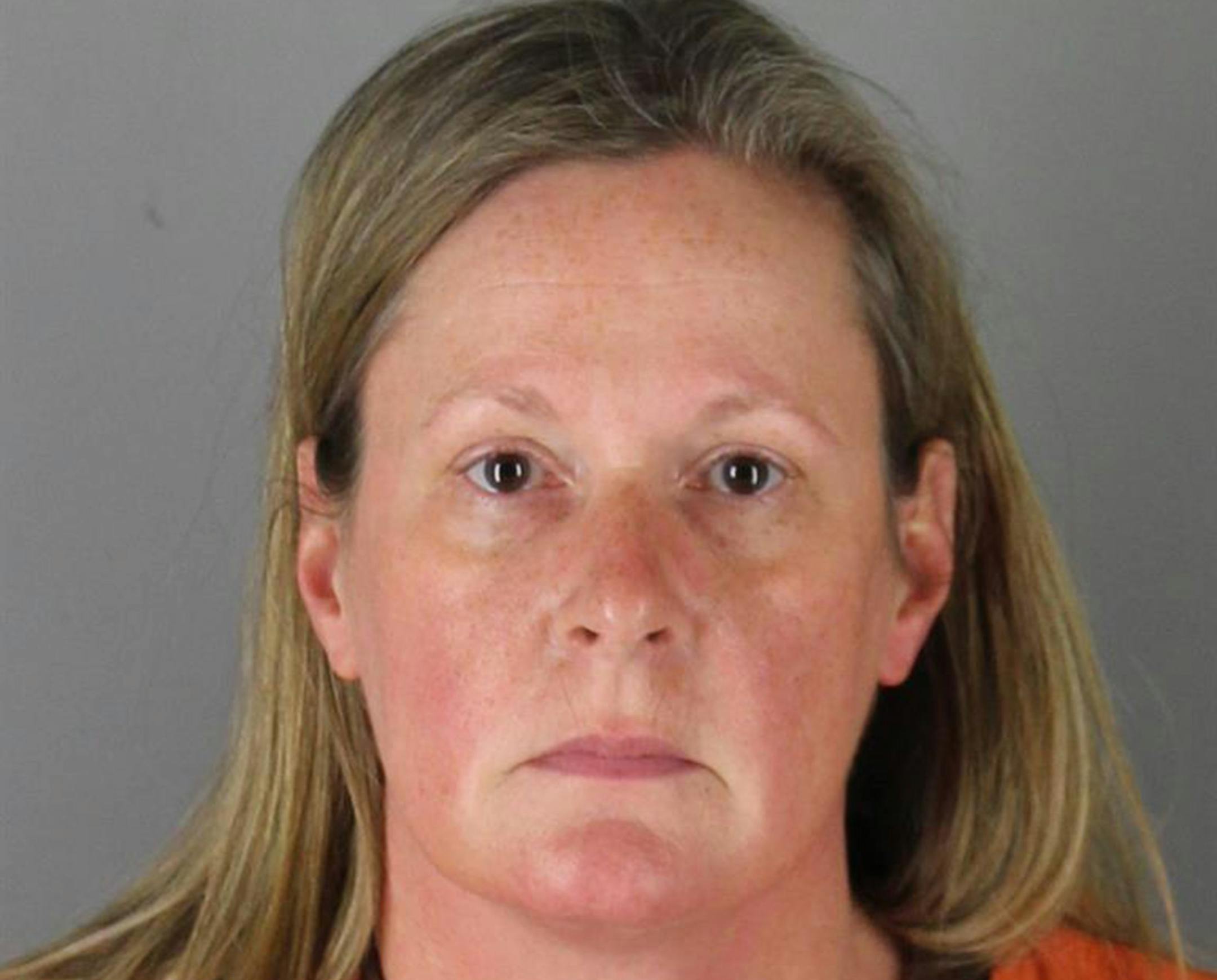 Kimberly A. Potter was booked into the Hennepin County jail on Wednesday. (Hennepin County Sheriff's Office/TNS) ORG XMIT: 13856566W