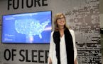 Shelly Ibach, Sleep Number president and CEO at the new Sleep Number headquarters seen Wednesday, Sept. 26, 2018, in Minneapolis, MN.] DAVID JOLES &#x