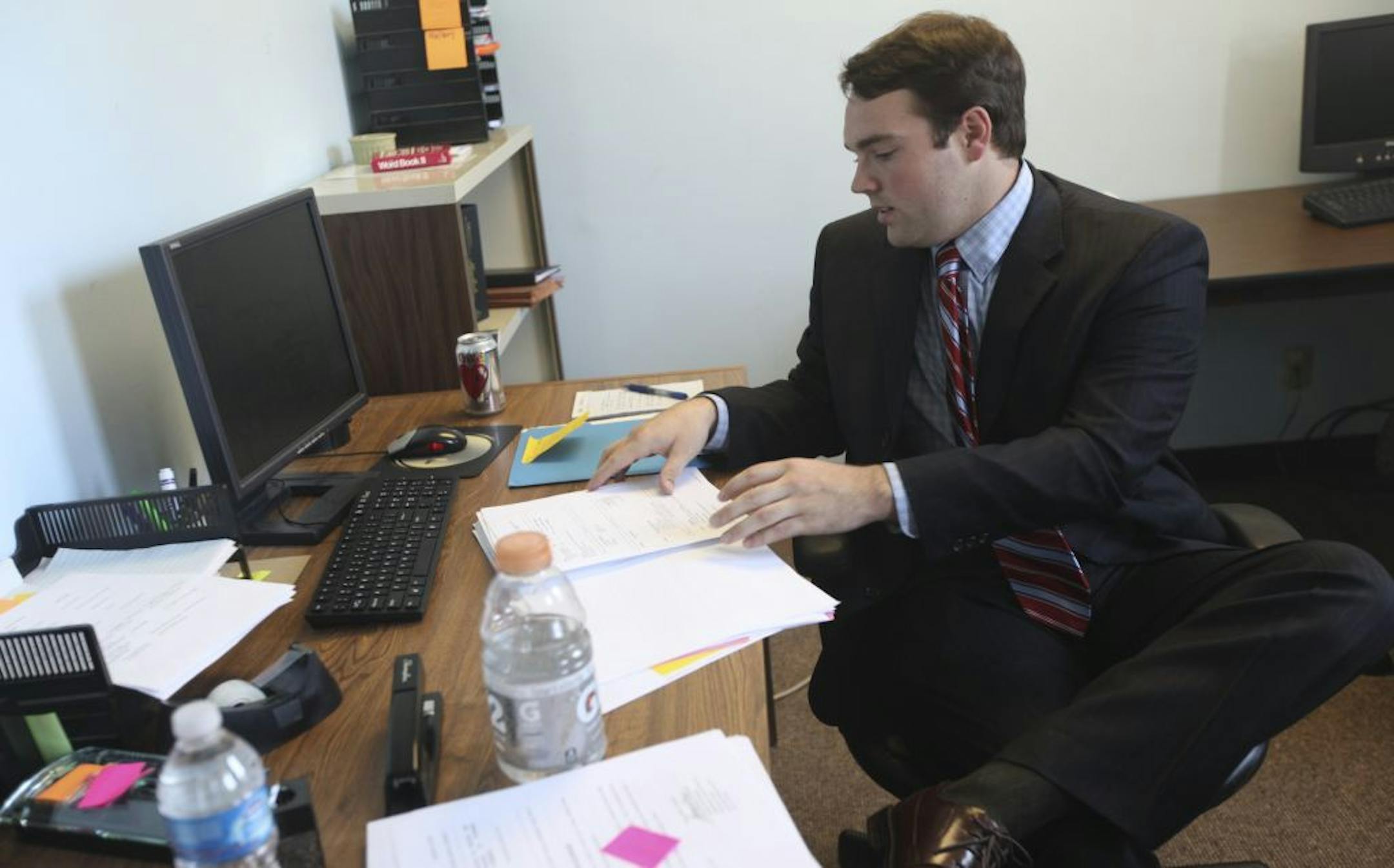 Law student John Barragry found himself "in the real world" as he helped prepare to defend a man accused of murder.