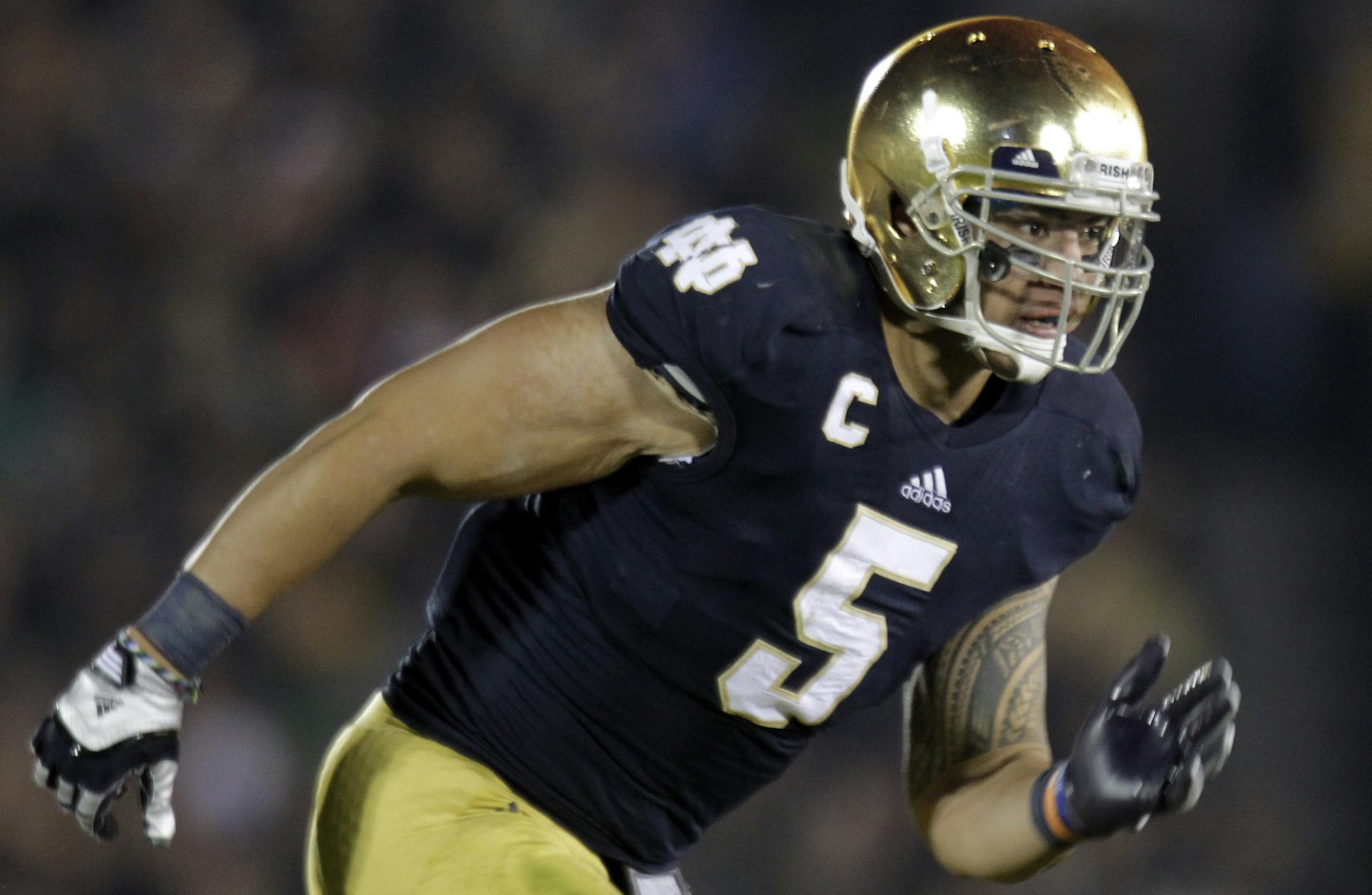 Notre Dame linebacker Manti Te'o