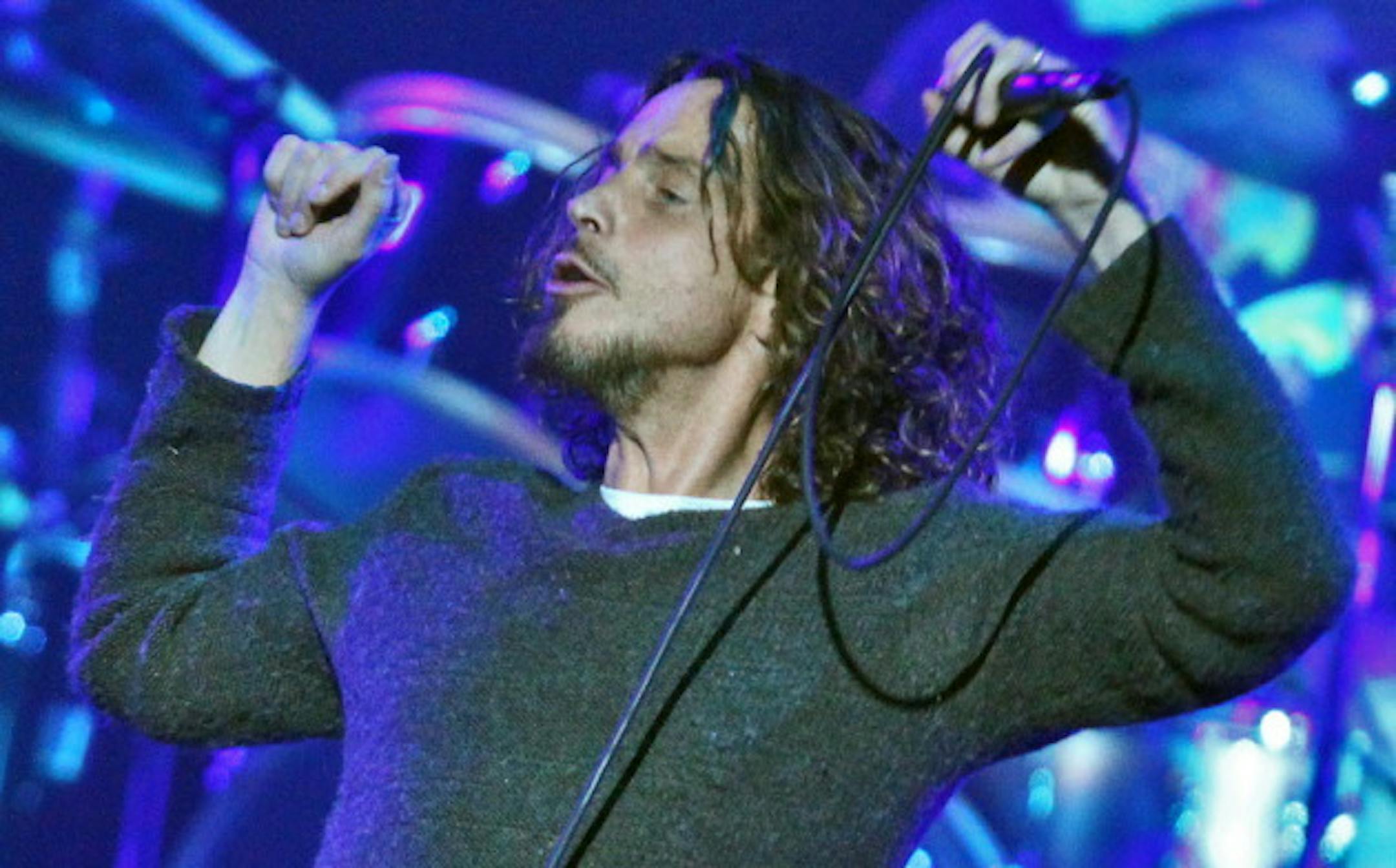 Chris Cornell wailed like the old days with Soundgarden at the Orpheum Theatre in February. / Marlin Levison, Star Tribune