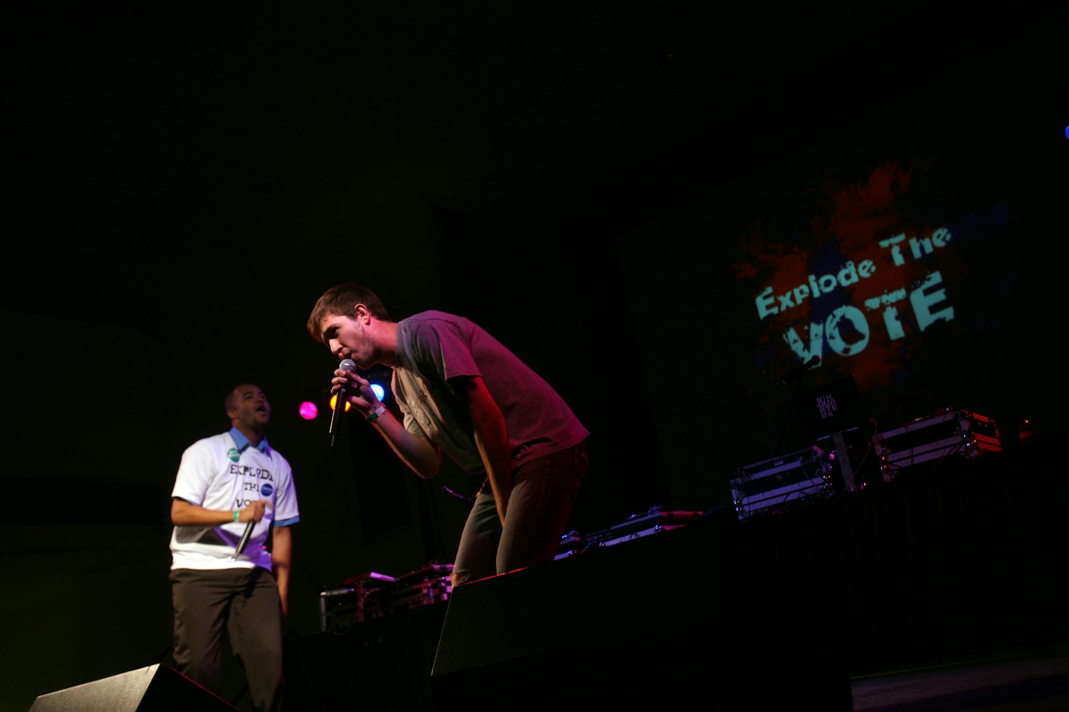 Green Sketch performed at Explode the Vote, a concert sponsored by Keith Ellison. "Explode the Vote!" was a hip-hop concert dedicated to turning out new voters on Oct. 2 at Coffman Union on the University of Minnesota campus.