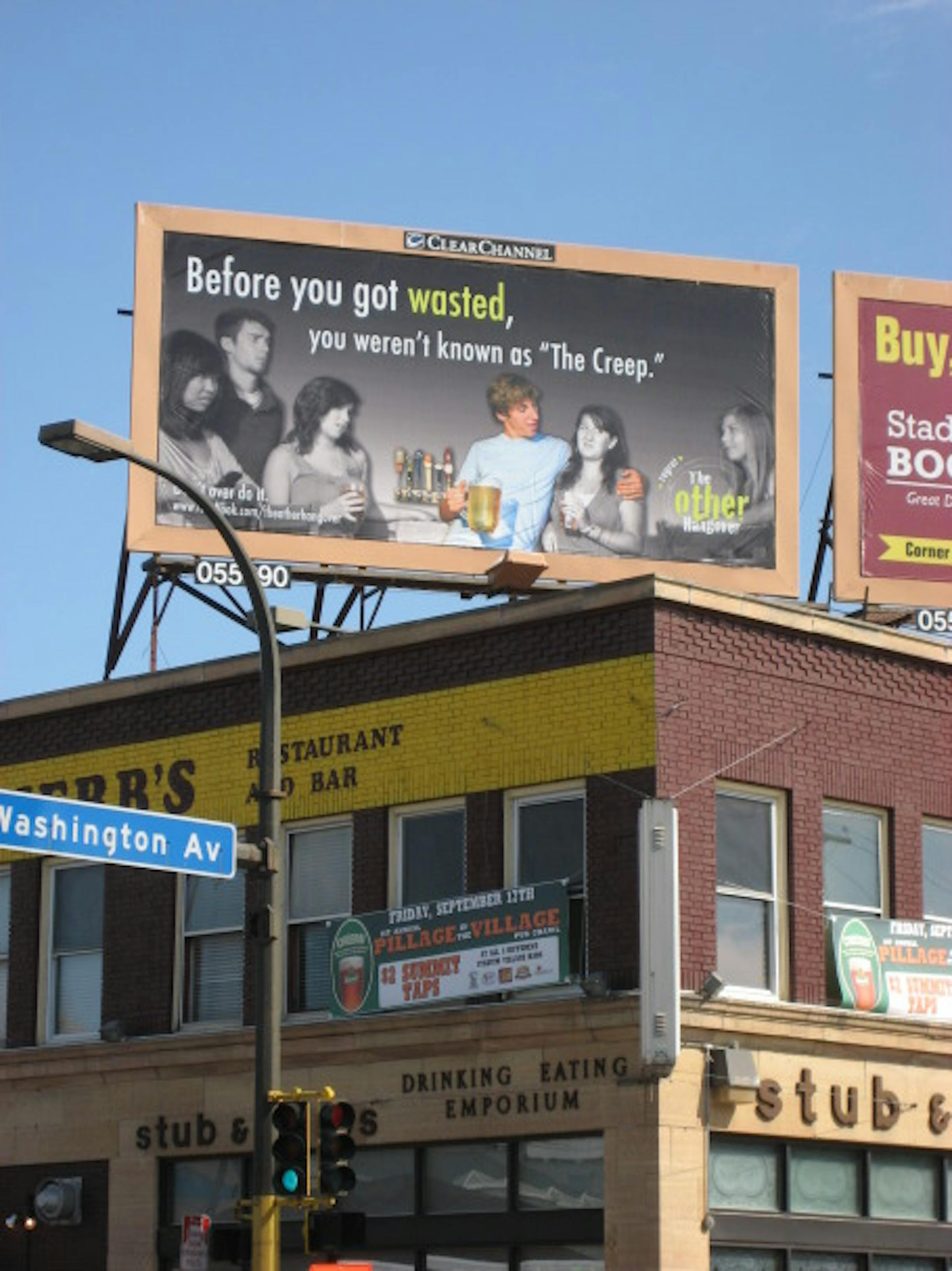 Billboard on Washington Avenue