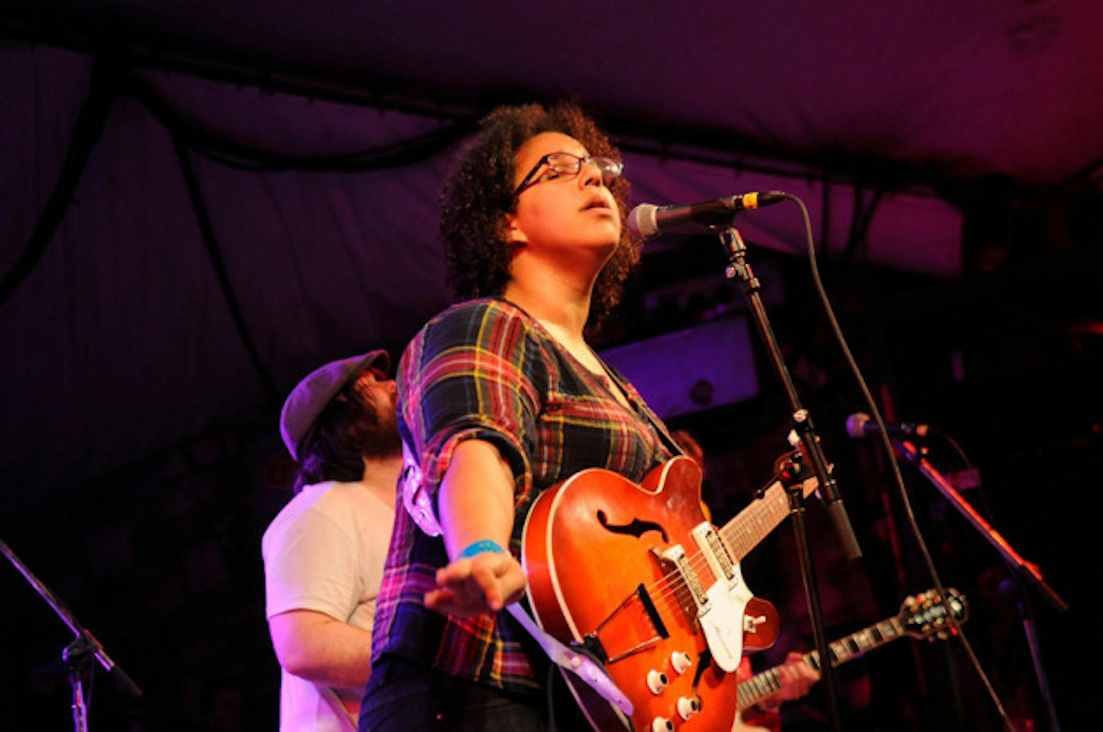 Brittany Howard and Alabama Shakes raised the roof at Stubb's BBQ in Austin, Texas, for last month's NPR showcase at SXSW. / Photo by Tony Nelson
