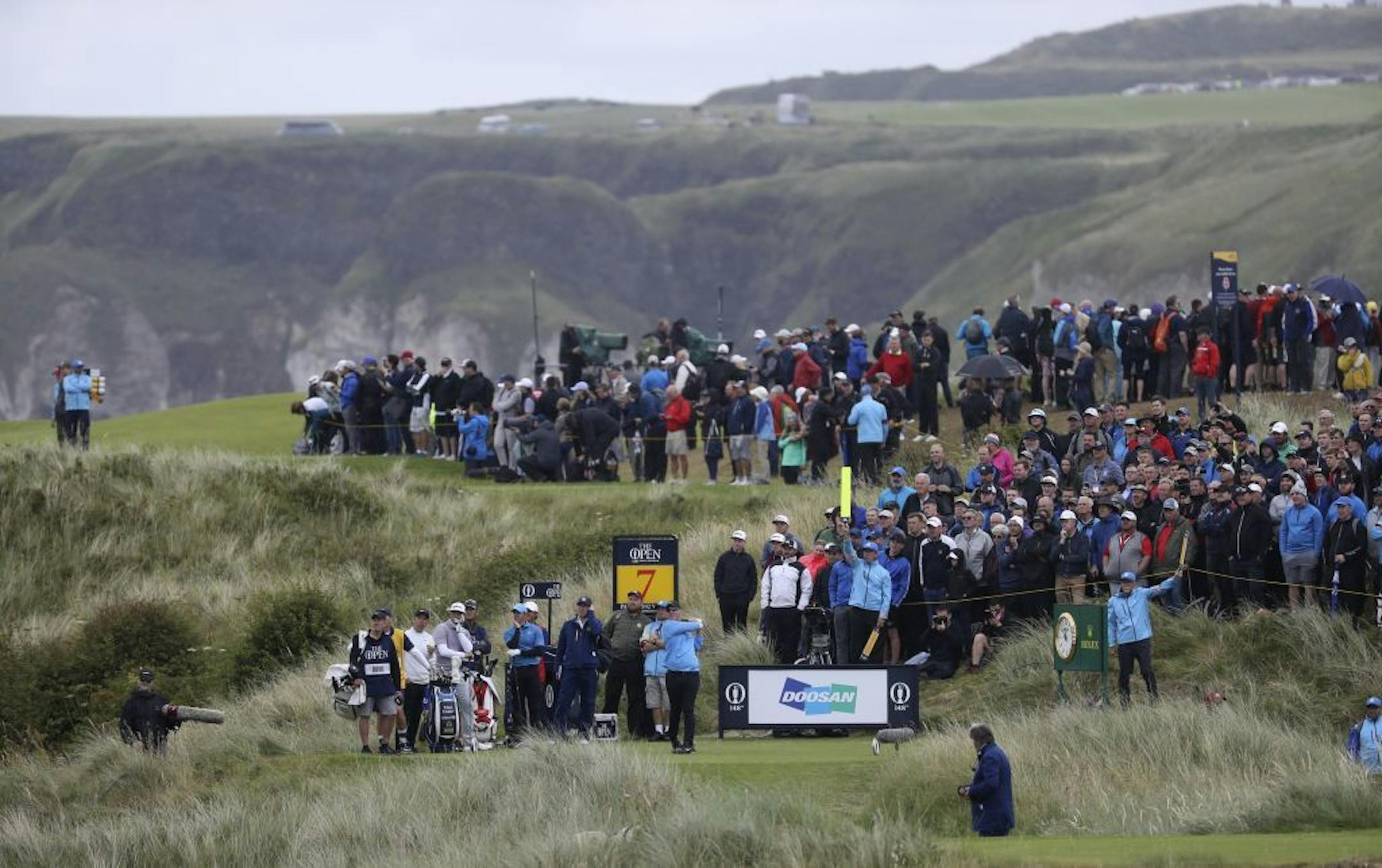 David Duval on the seventh hole.