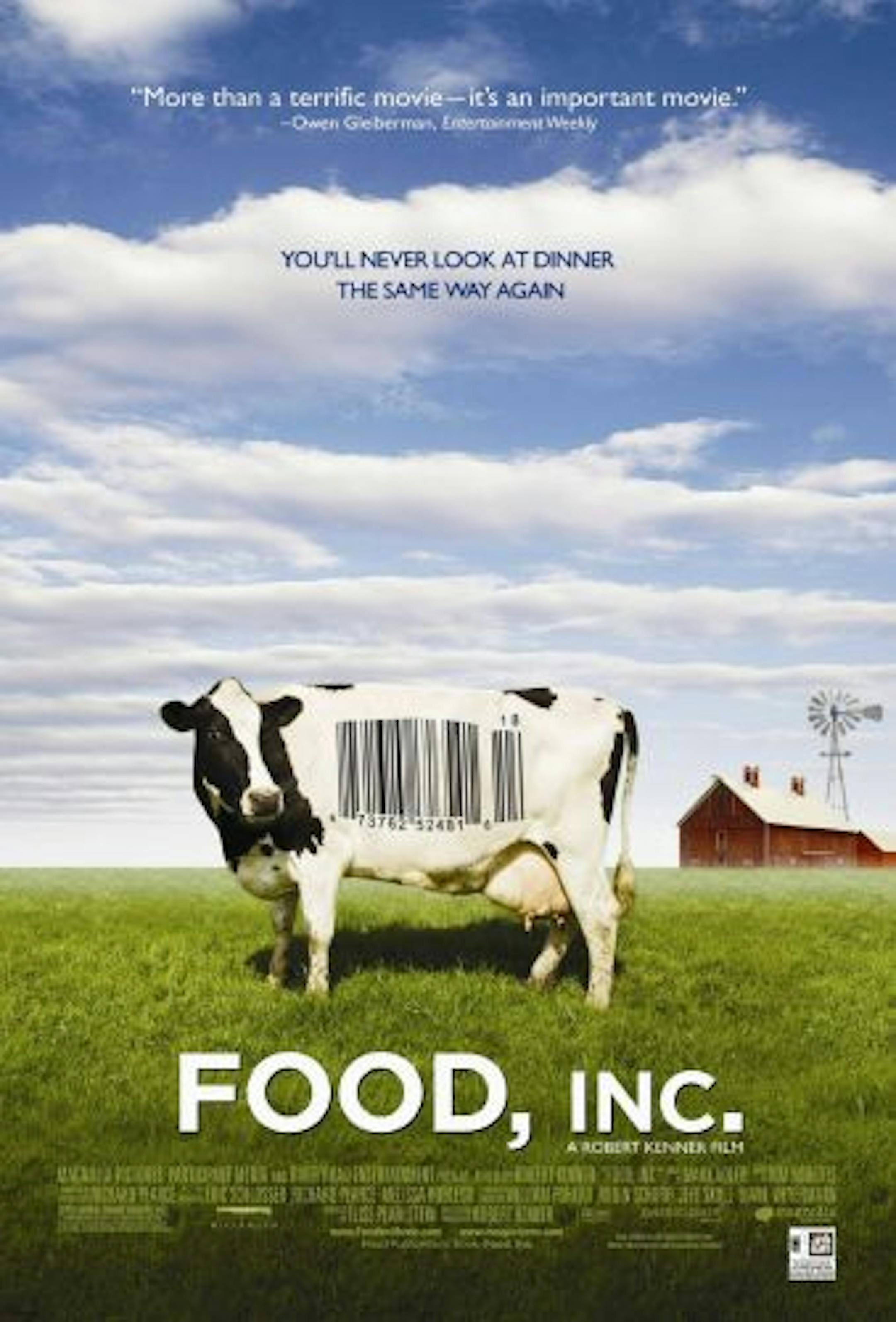 The poster for Food, Inc.