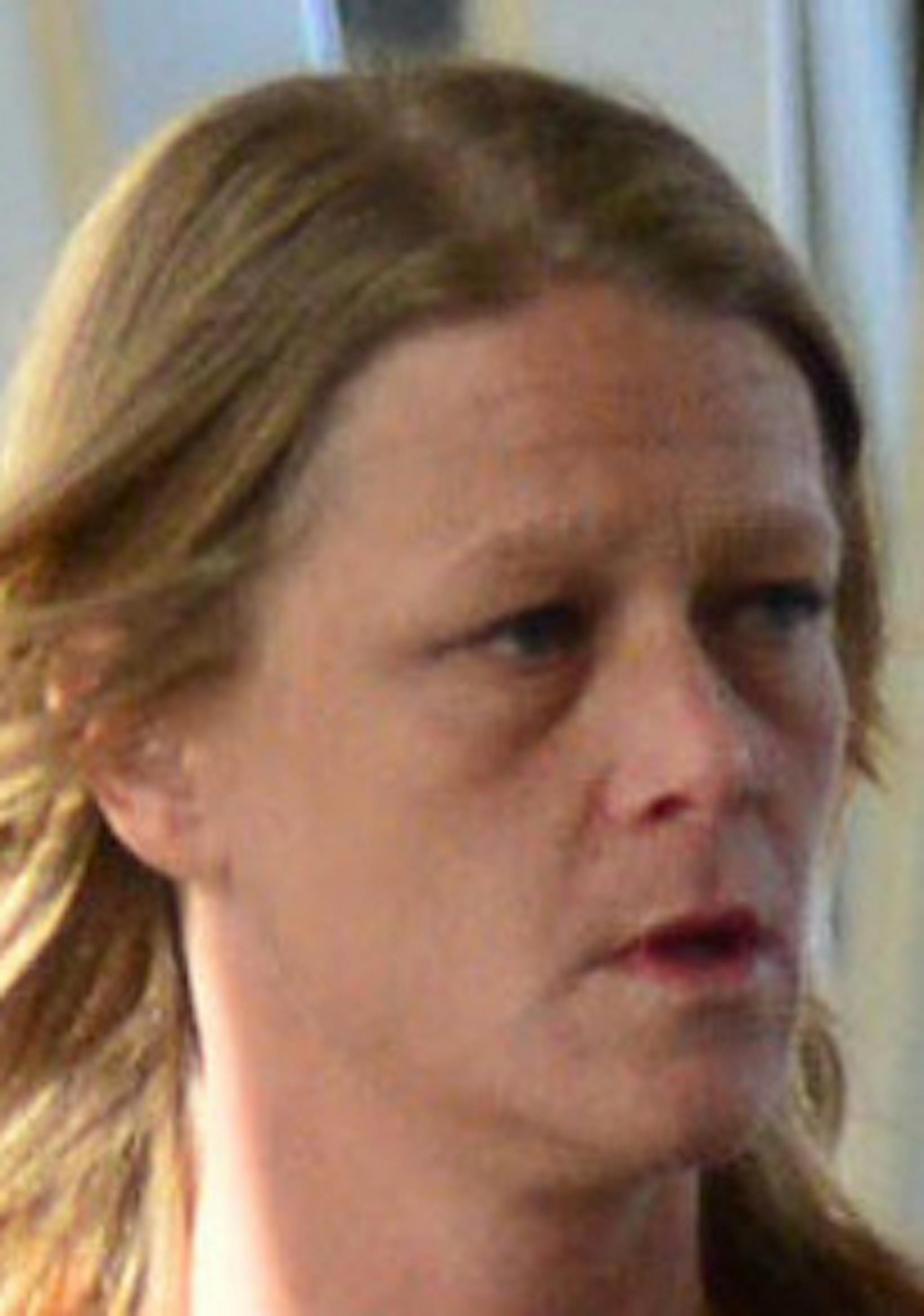 Amy Horsfield, is on trial for having sex with a third level sex offender who she was treating in a program at the Salvation Army. This picture was made whikle she was on lunch break ] Richard.Sennott@startribune.com Richard Sennott/Star Tribune Minneapolis , Minn. Friday 2/11/2014) ** (cq)