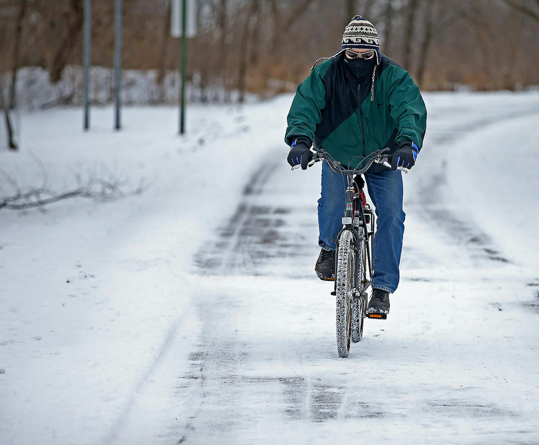 Jim Bertram, shown on the Beaver Island bike trail in St. Cloud.