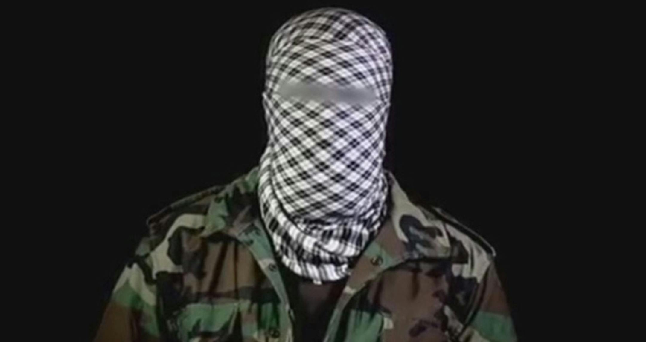 Al-Shabab image from a video released by the group threatening violence at malls. credit: Al-Shabab. ORG XMIT: MIN1502221644162930