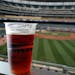Compostable beer cups at Target Field Monday May 25, 2015 in Minneapolis, MN .] Minnesota Twins are partnering with Boulder,Colo.-based EcoProducts to