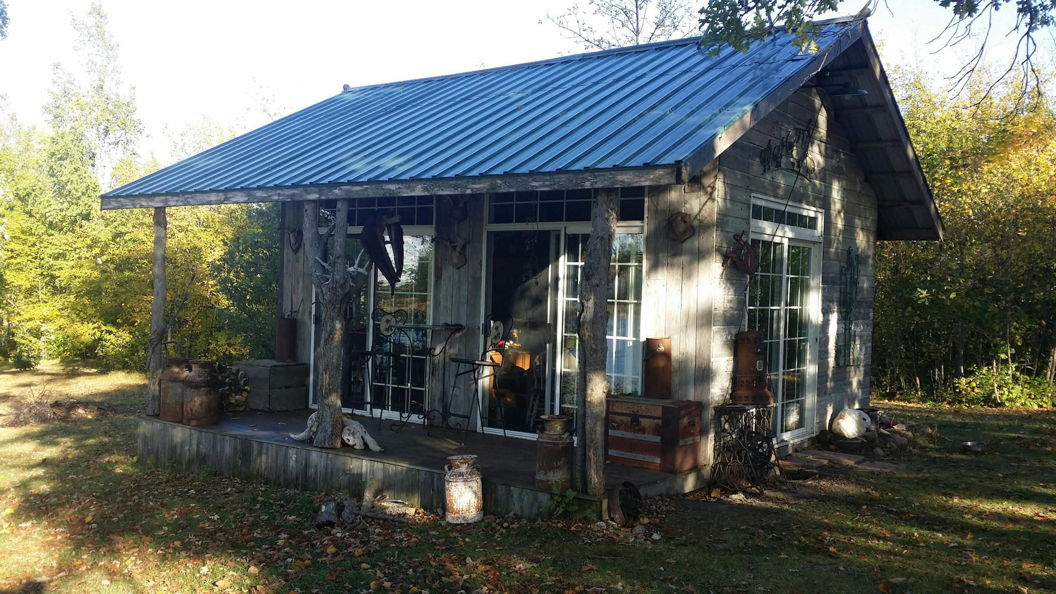 Peterson cabin, for Outdoors Weekend.