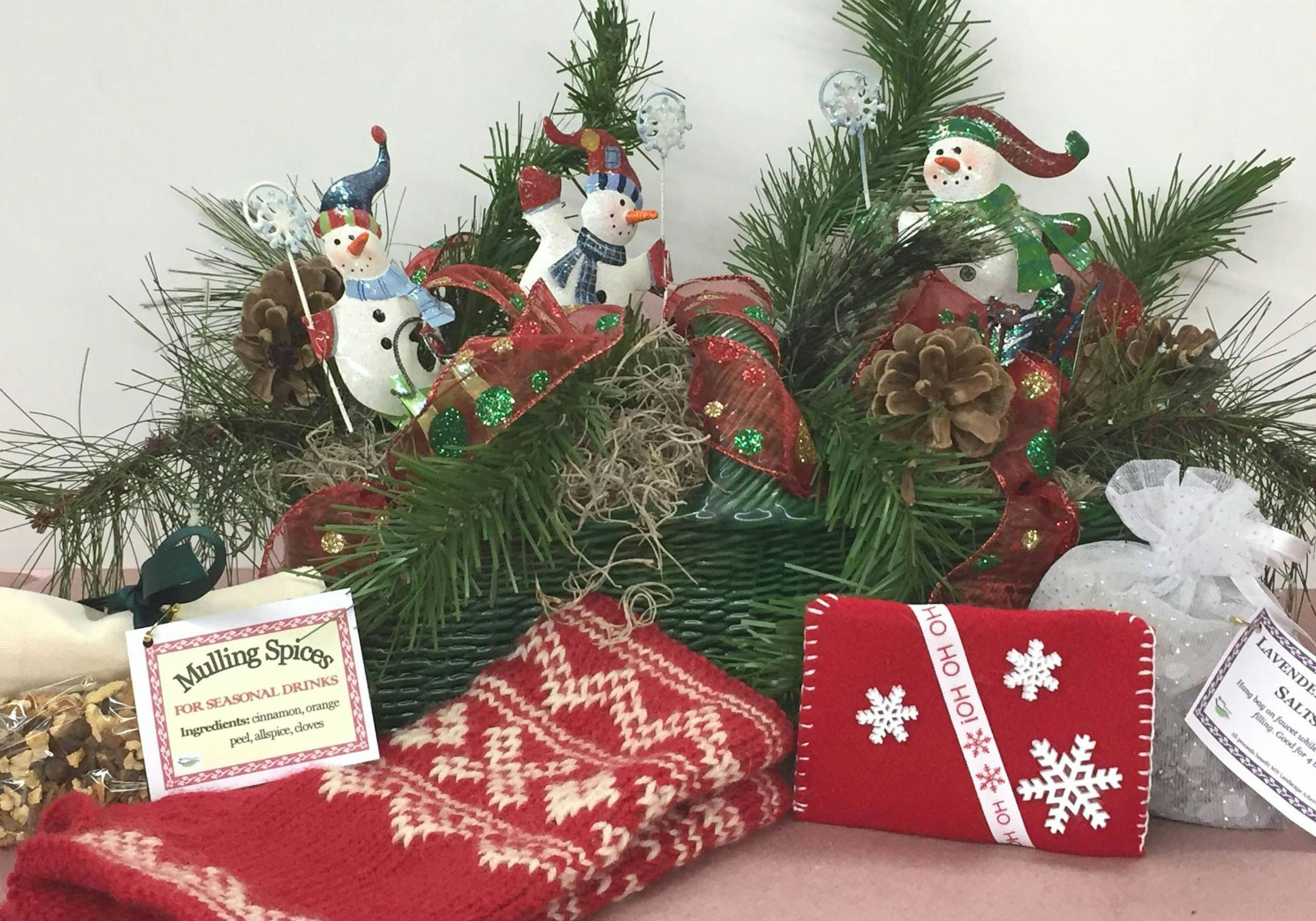 Items at the Arboretum Auxiliary Holiday Sale