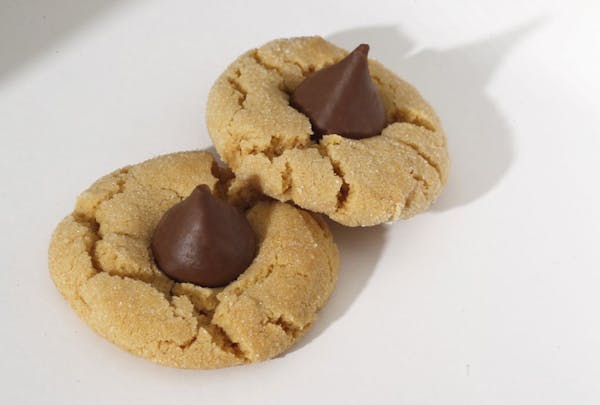 Peanut Butter Chocolate Kiss Cookies are another tried-and-true cookie.