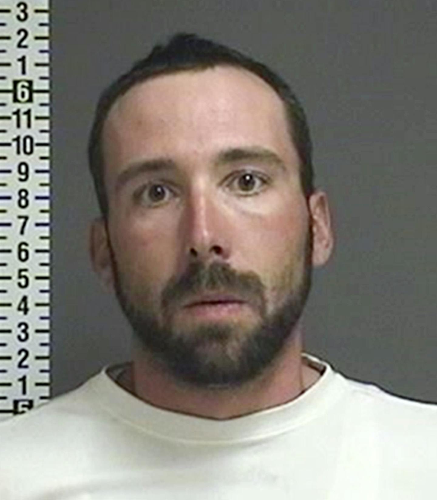 This photo provided by the Cass County Sheriff's Office in Fargo, N.D., shows William Hoehn, one of two suspects charged with conspiracy to commit murder and other counts Monday, Aug. 28, 2017, in connection with the death of a pregnant woman in North Dakota. Authorities recovered the body of Savanna Greywind, from the Red River in Fargo. The two were neighbors of Greywind, who went missing Aug. 19. (Cass County Sheriff's Office via AP)