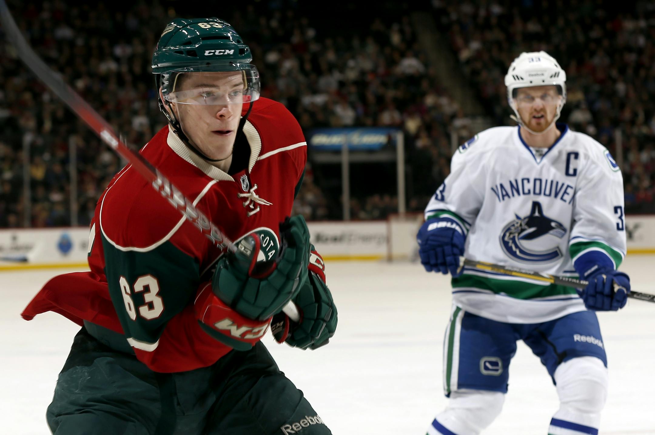 Minnesota Wild's Charlie Coyle (63)