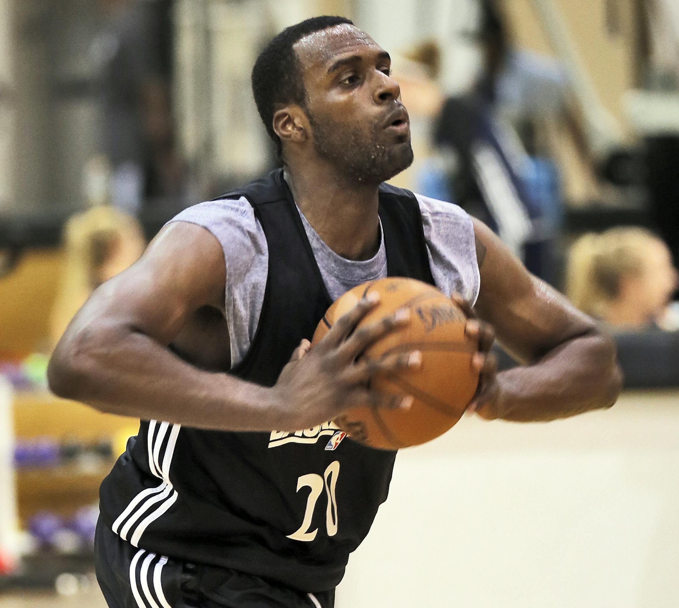 The Timberwolves worked out possible draft picks at their practice facility at Target Center. Shabazz Muhammad. (MARLIN LEVISON/STARTRIBUNE(mlevison@startribune.com (cq )