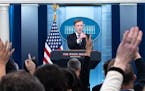White House National Security Coordinator Jake Sullivan took questions from reporters during a daily briefing at the White House in Washington, Feb. 1