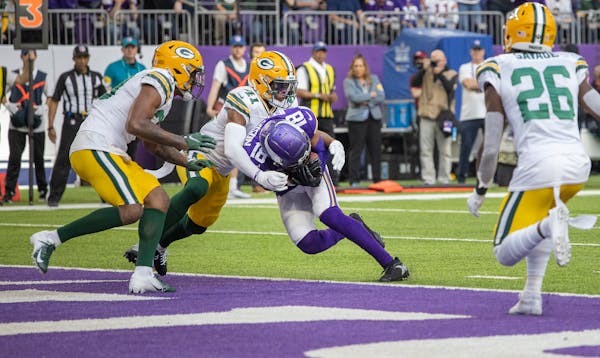 Packers' inept red-zone defense again no match for crafty Vikings
