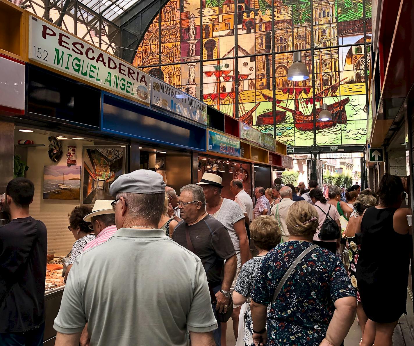 The cental market of Malaga, Spain, bustles with locals. Photo by Melanie Radzicki McManus, special to the Star Tribune