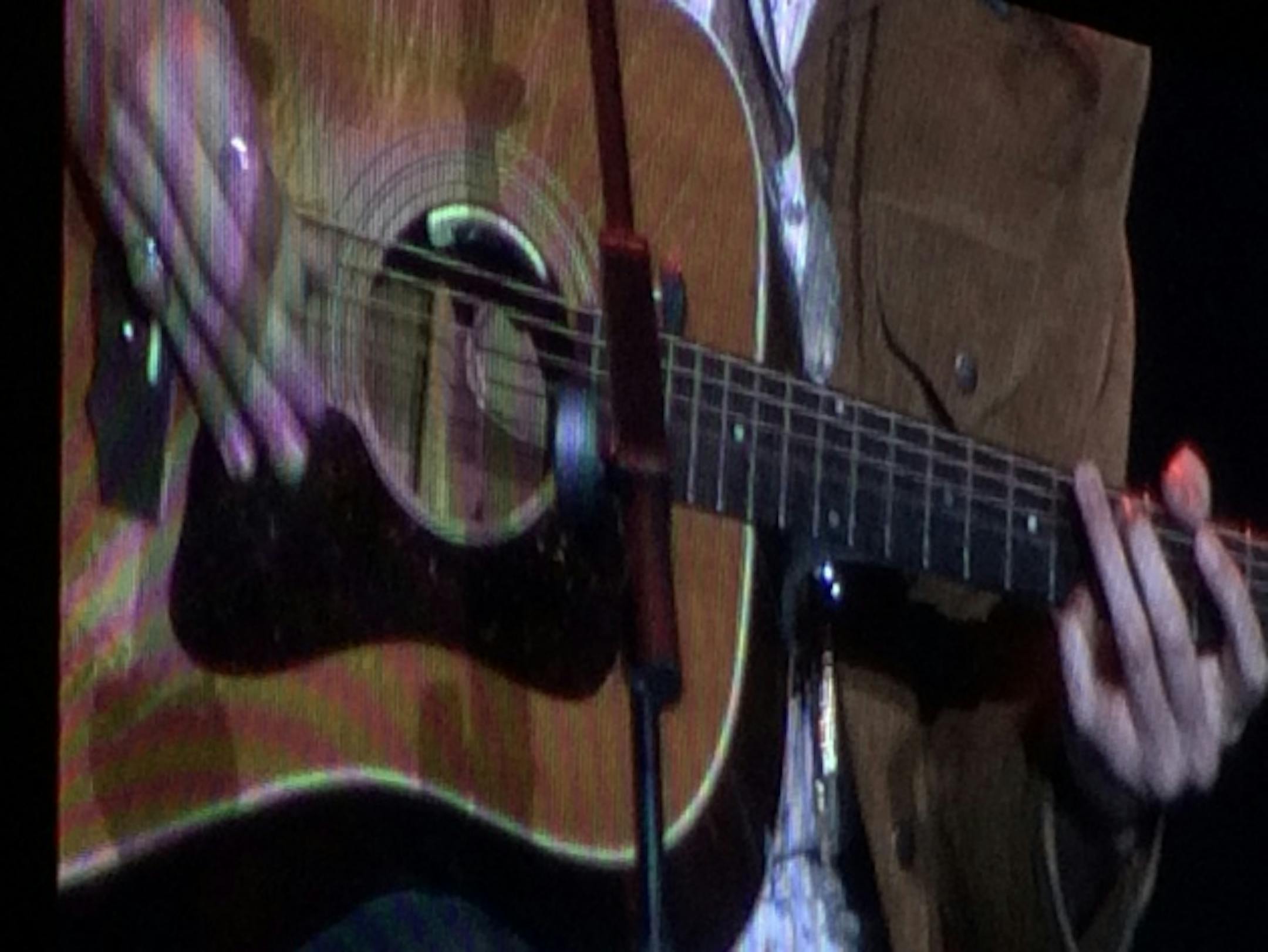 John Osborne's long fingers