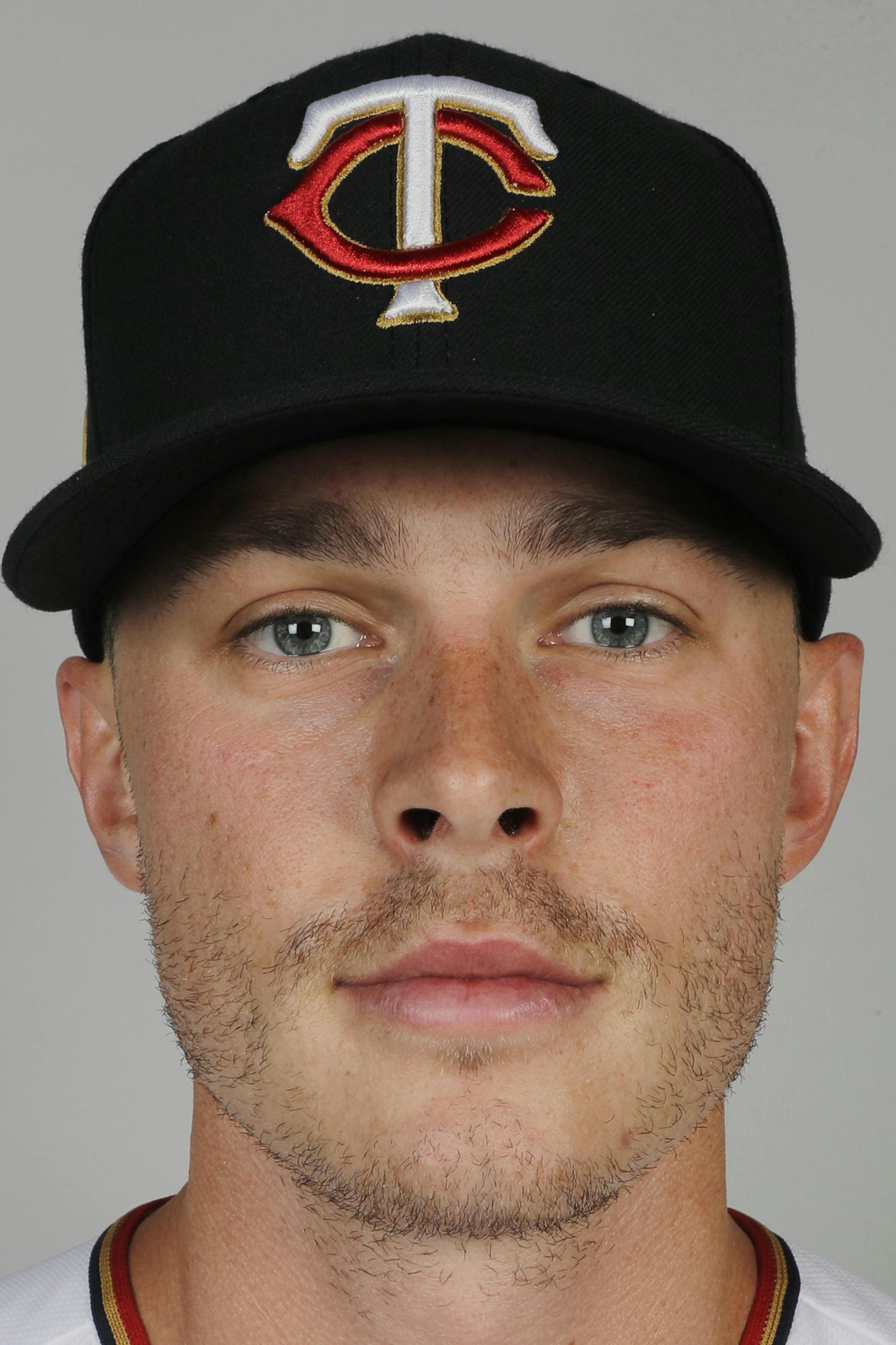 This is a 2020 photo of Max Kepler of the Minnesota Twins baseball team. This image reflects the Twins 2020 active roster as of Thursday, Feb. 20, 2020, when this image was taken. (AP Photo/Brynn Anderson) ORG XMIT: FLBA