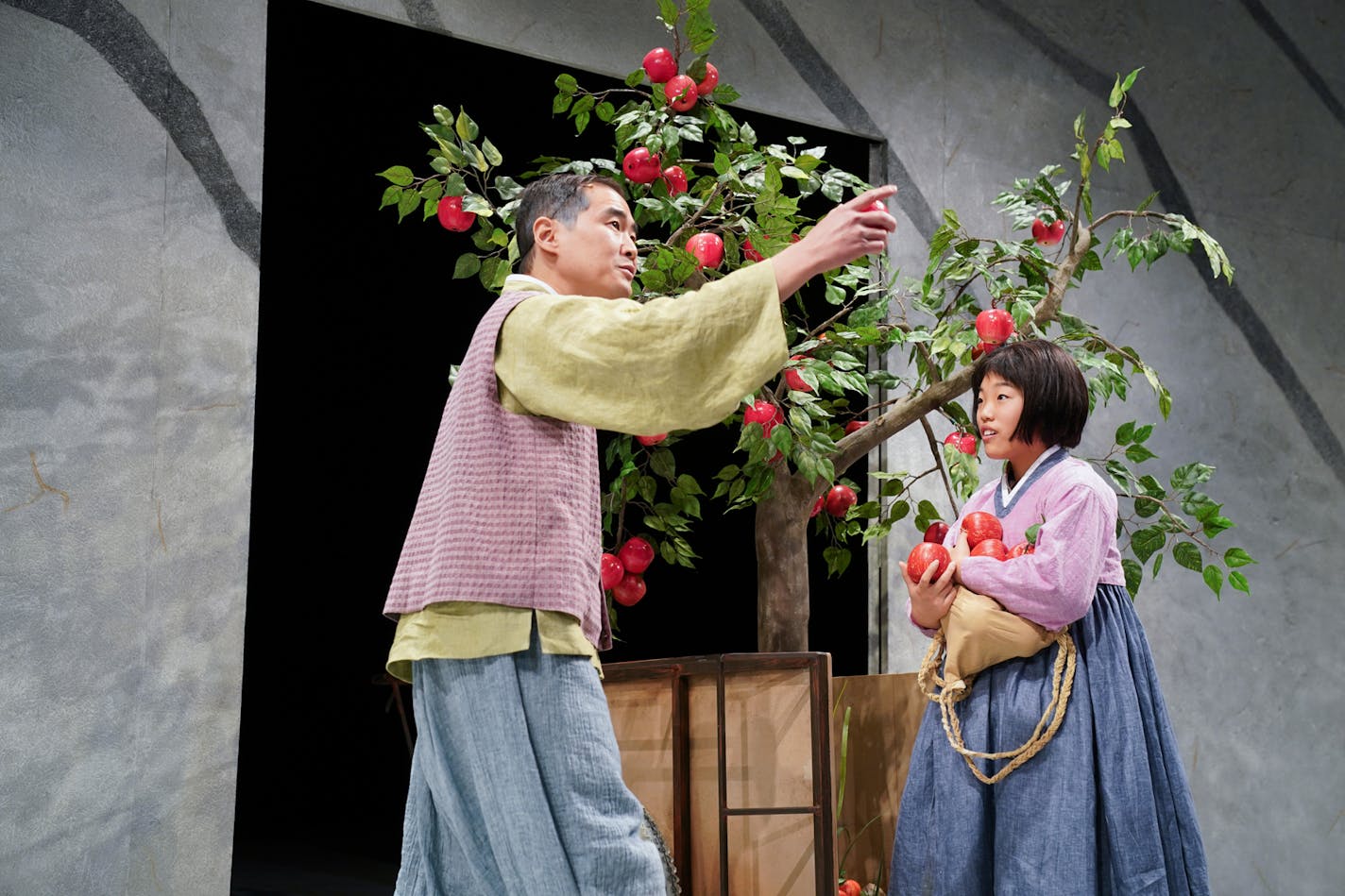 The Children's Theatre Company production of Bina's Six Apples.