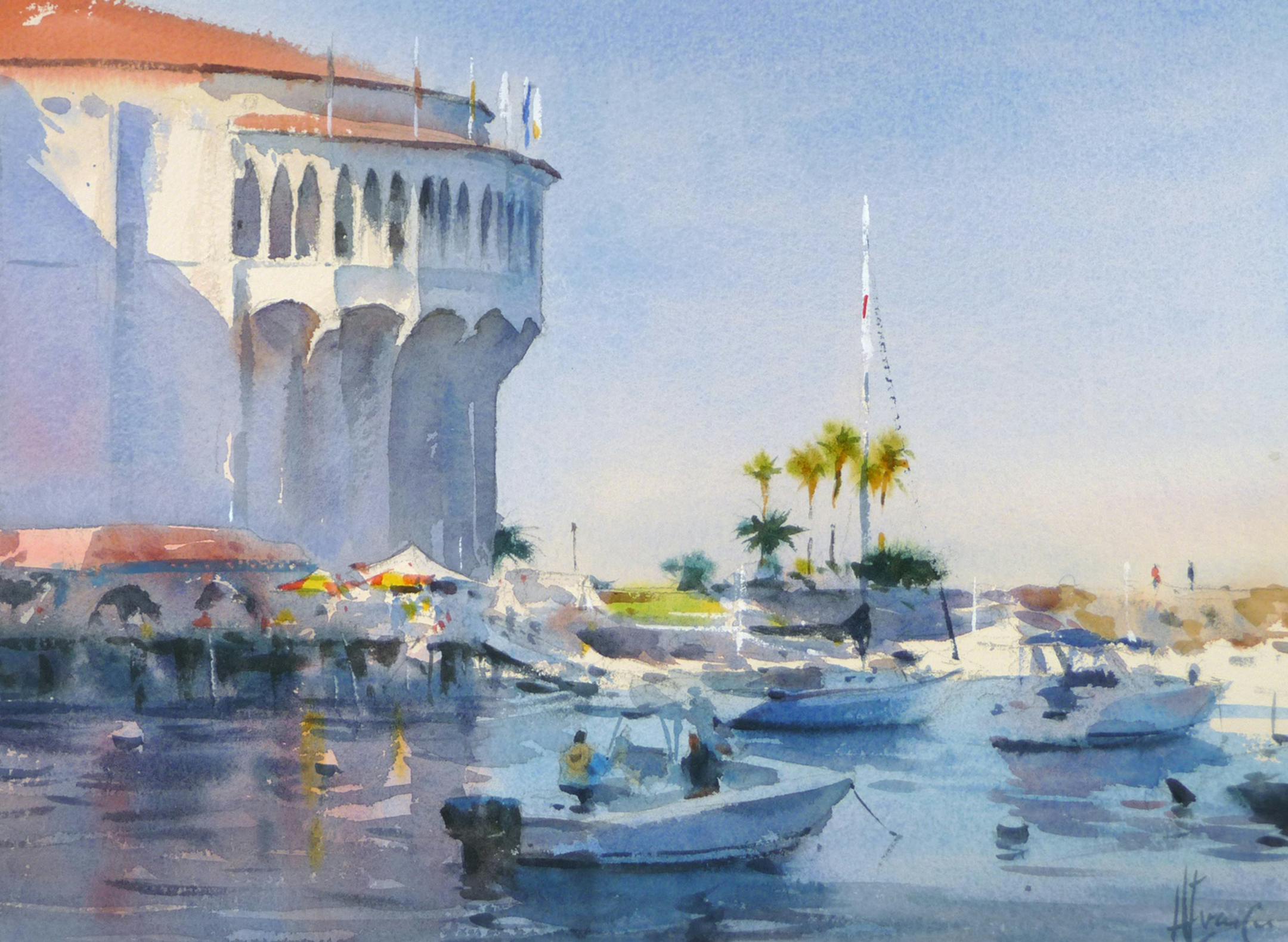 Andy Evansen‚Äôs ‚ÄúIn the Shadow of the Casino" was included in an article in the October 2013 issue of "Watercolor Artist" magazine. (Photo courtesy of Andy Evansen)