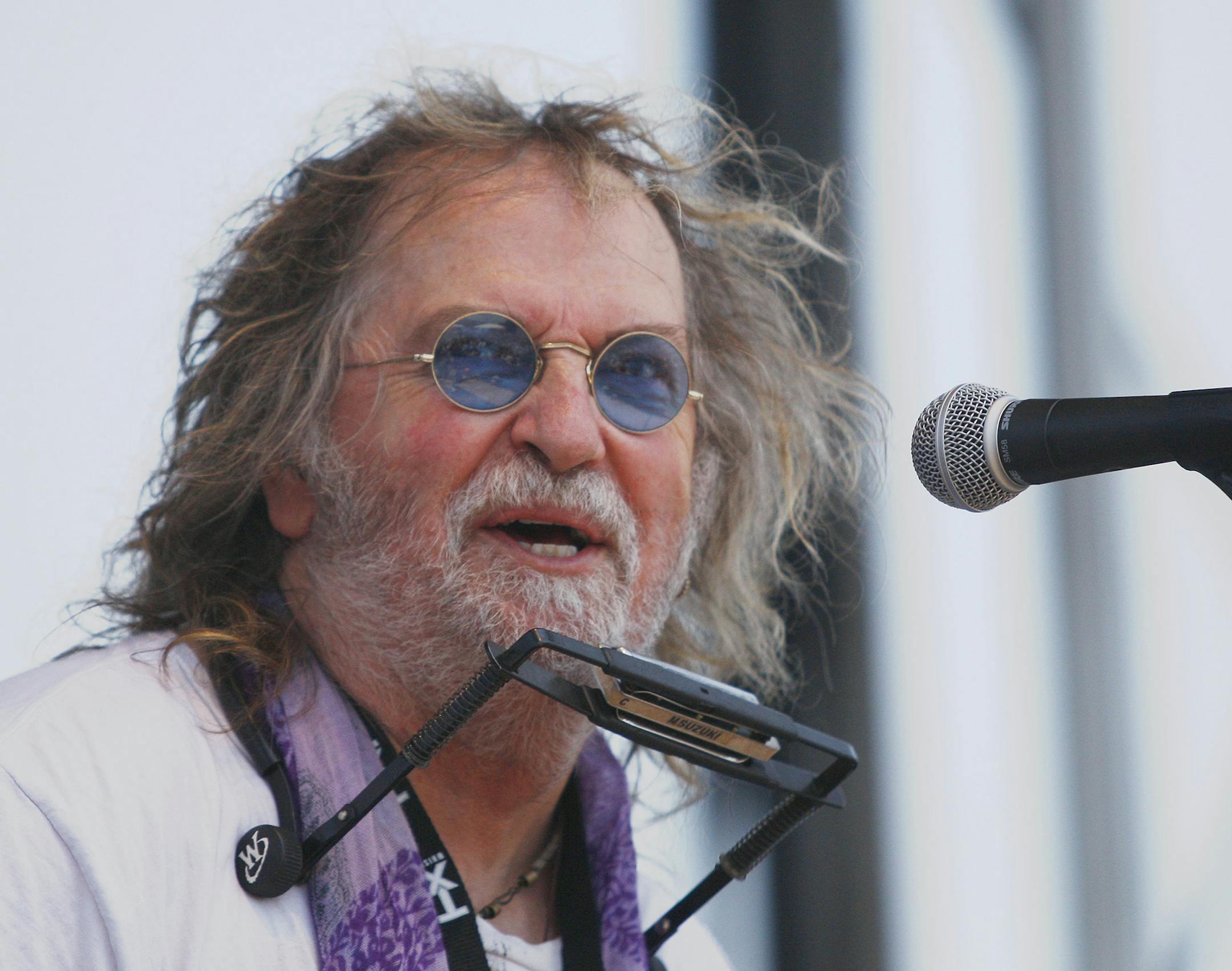 Ray Wylie Hubbard performs on the north stage at Willie Nelson's 4th of July Picnic at the Fort Worth Stockyards, Thursday, July 4, 2013, in Forth Worth, Texas. (Ben Noey Jr./Fort Worth Star-Telegram/MCT)