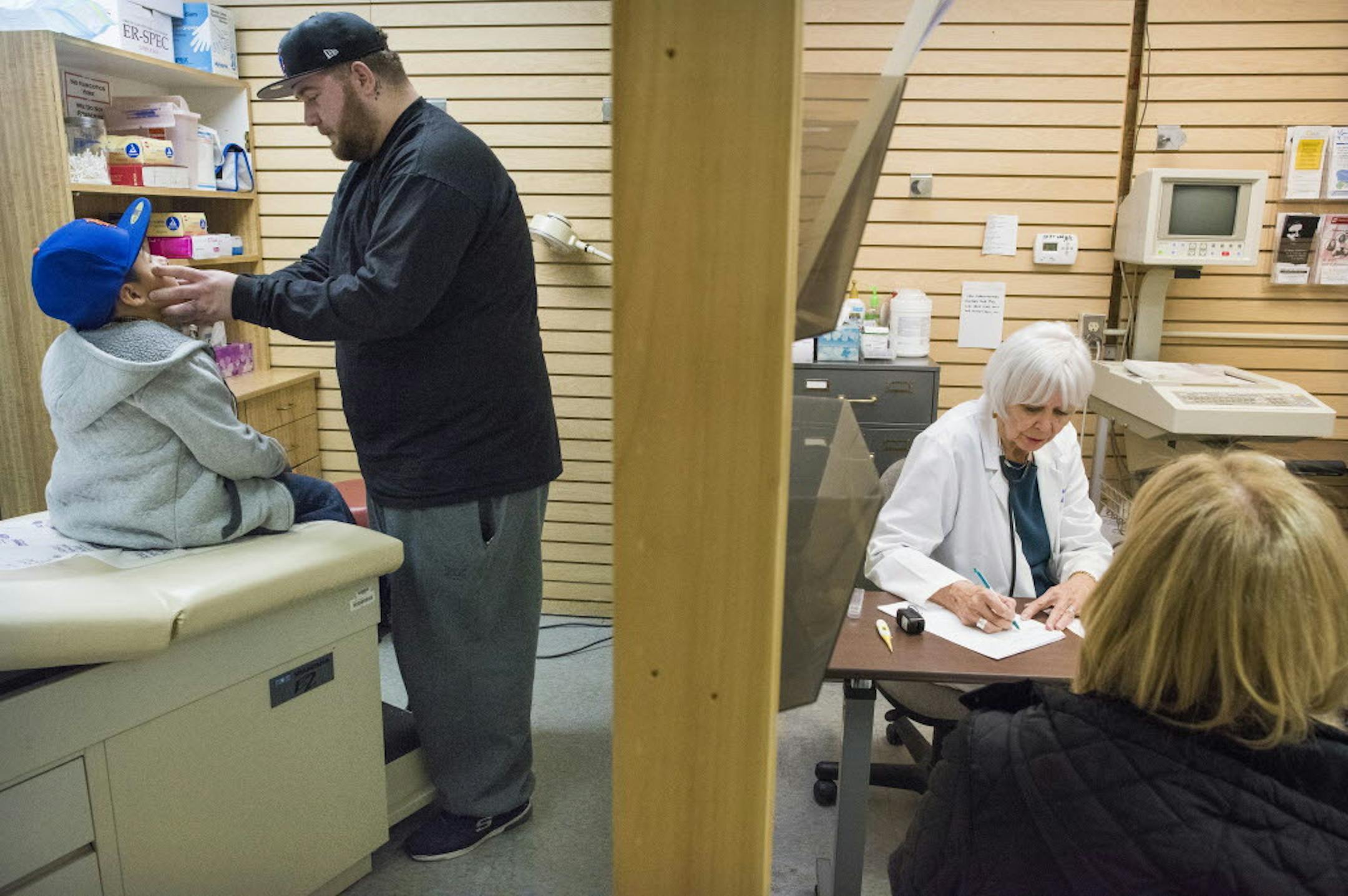 Patients at a free medical clinic in New Jersey. A new study shows a growing longevity gap between the richest and poorest Americans. Photo credit: Joshua Bright/The New York Times.