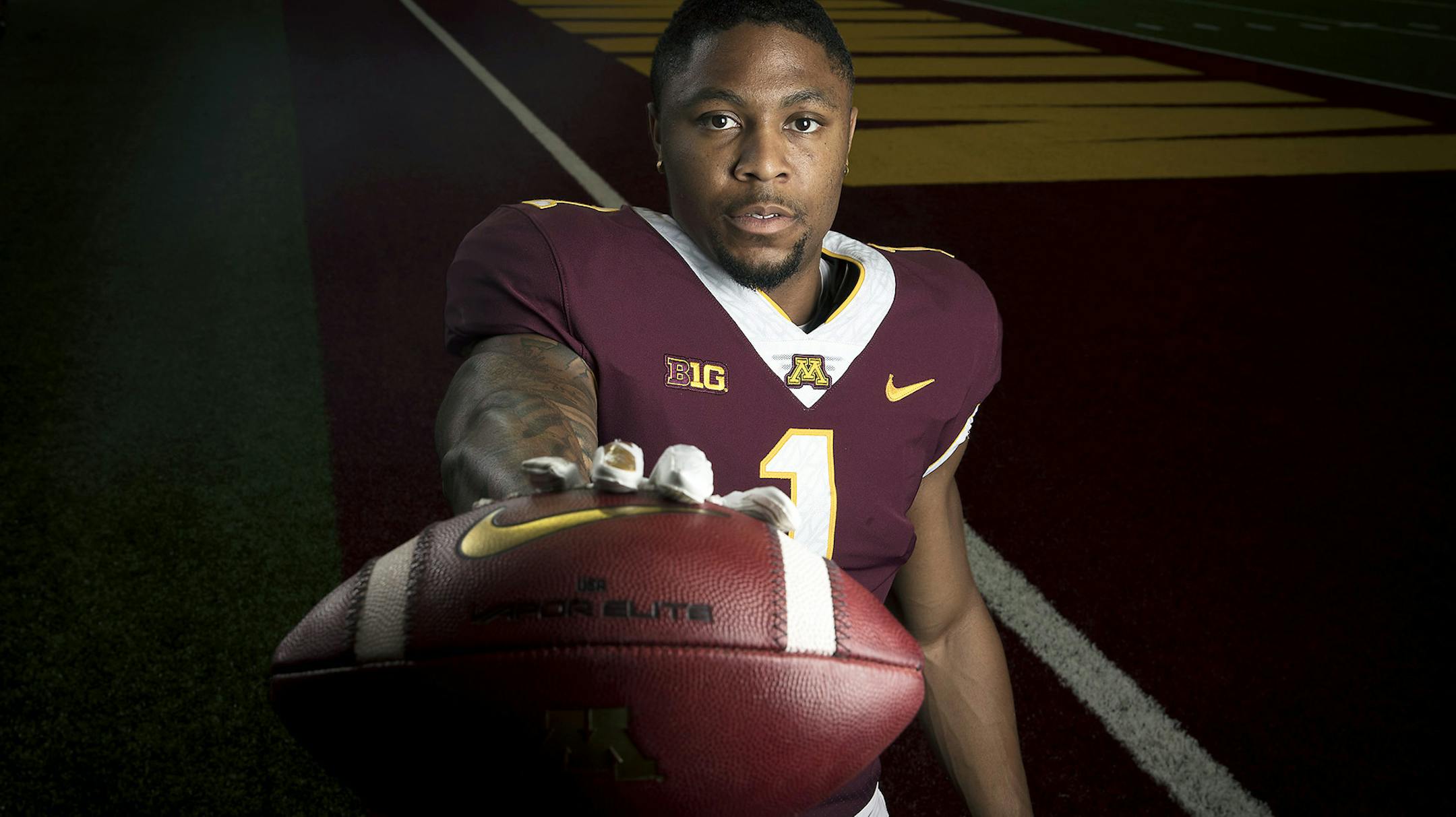 Minnesota Gophers running back Rodney Smith photographed Tuesday, July 31, 2018 at the Athletes Village at the University of Minnesota in Minneapolis, MN. ] ELIZABETH FLORES ï liz.flores@startribune.com