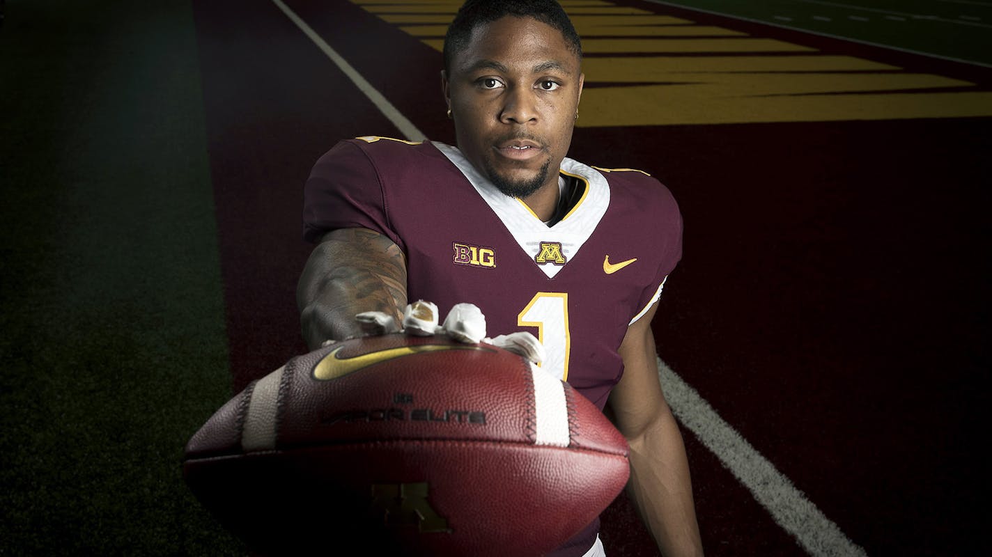 Minnesota Gophers running back Rodney Smith photographed Tuesday, July 31, 2018 at the Athletes Village at the University of Minnesota in Minneapolis, MN. ] ELIZABETH FLORES &#xef; liz.flores@startribune.com