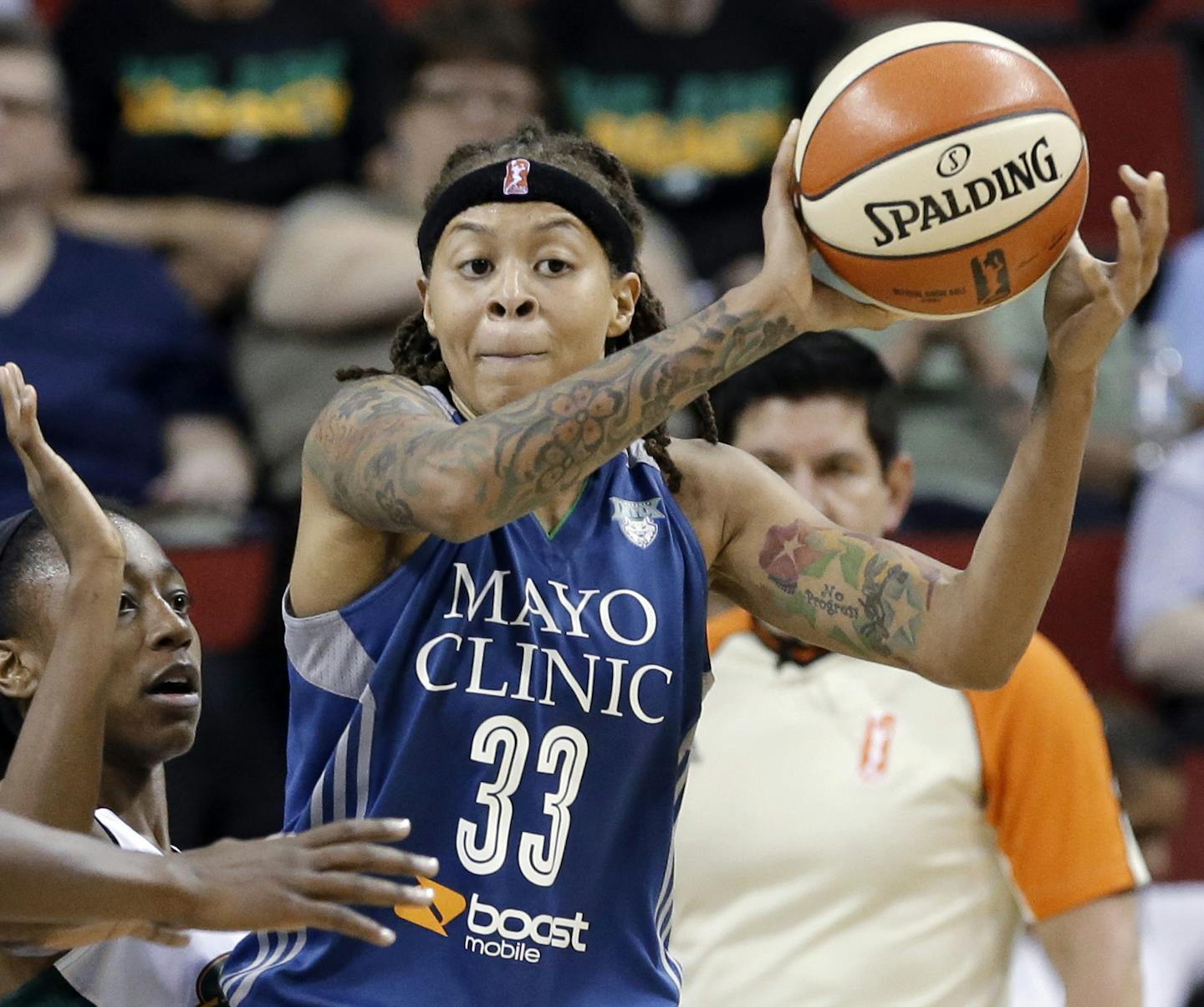 Minnesota Lynx's Seimone Augustus (33)