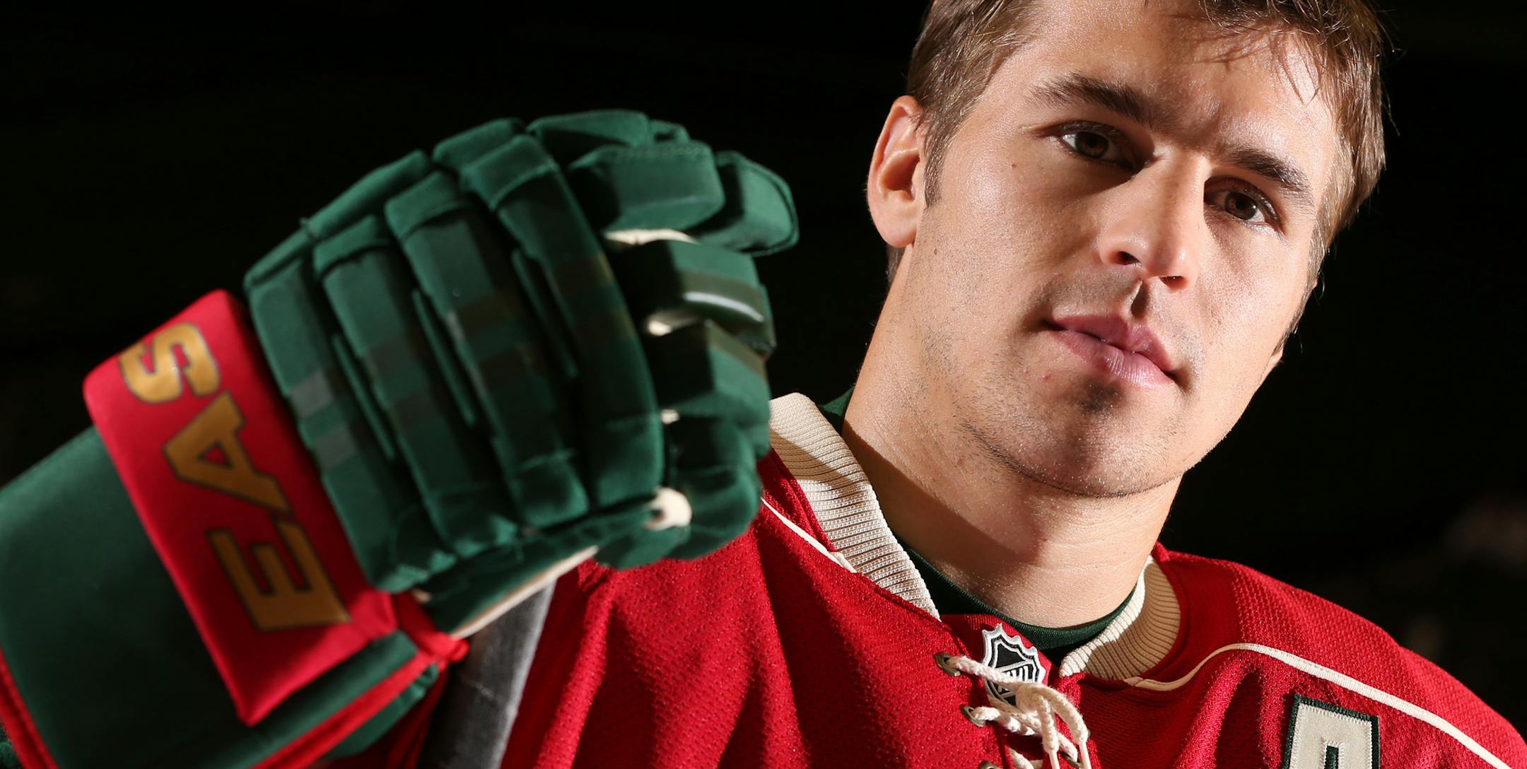 Zach Parise, Minnesota Wild, photographed on 9/24/13.] Bruce Bisping/Star Tribune, bbisping@startribune.com Zach Parise/source. ORG XMIT: MIN1309241223352901