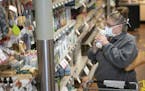 Cindy Lambing of Minneapolis, sniffed some cleaning soap while shopping at Linden Hills Coop.
