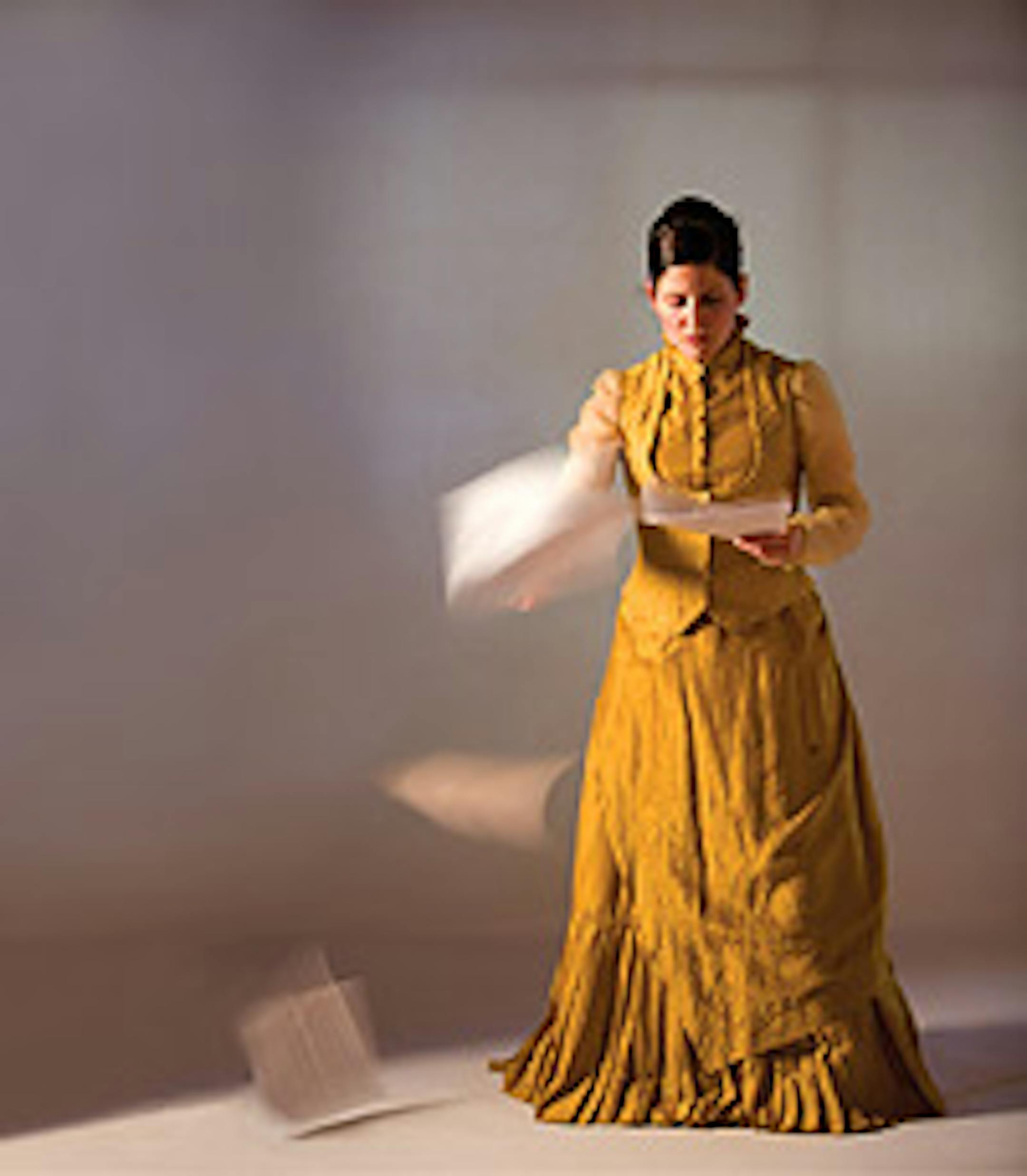 Annie Enneking plays the lead in "Hedda Gabler."