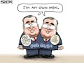 Sack cartoon: Jeb Bush