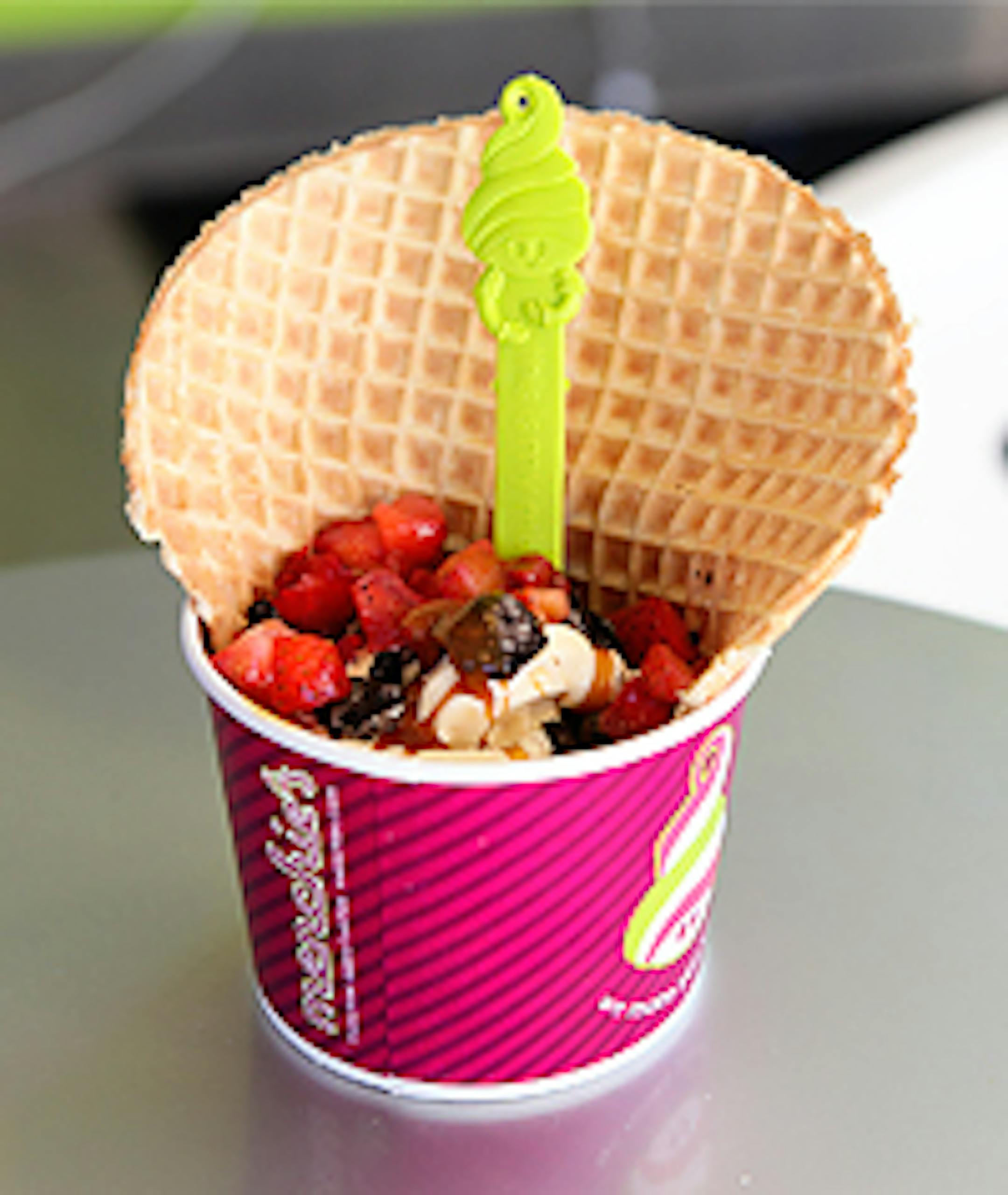 Frozen yogurt from Menchie's
